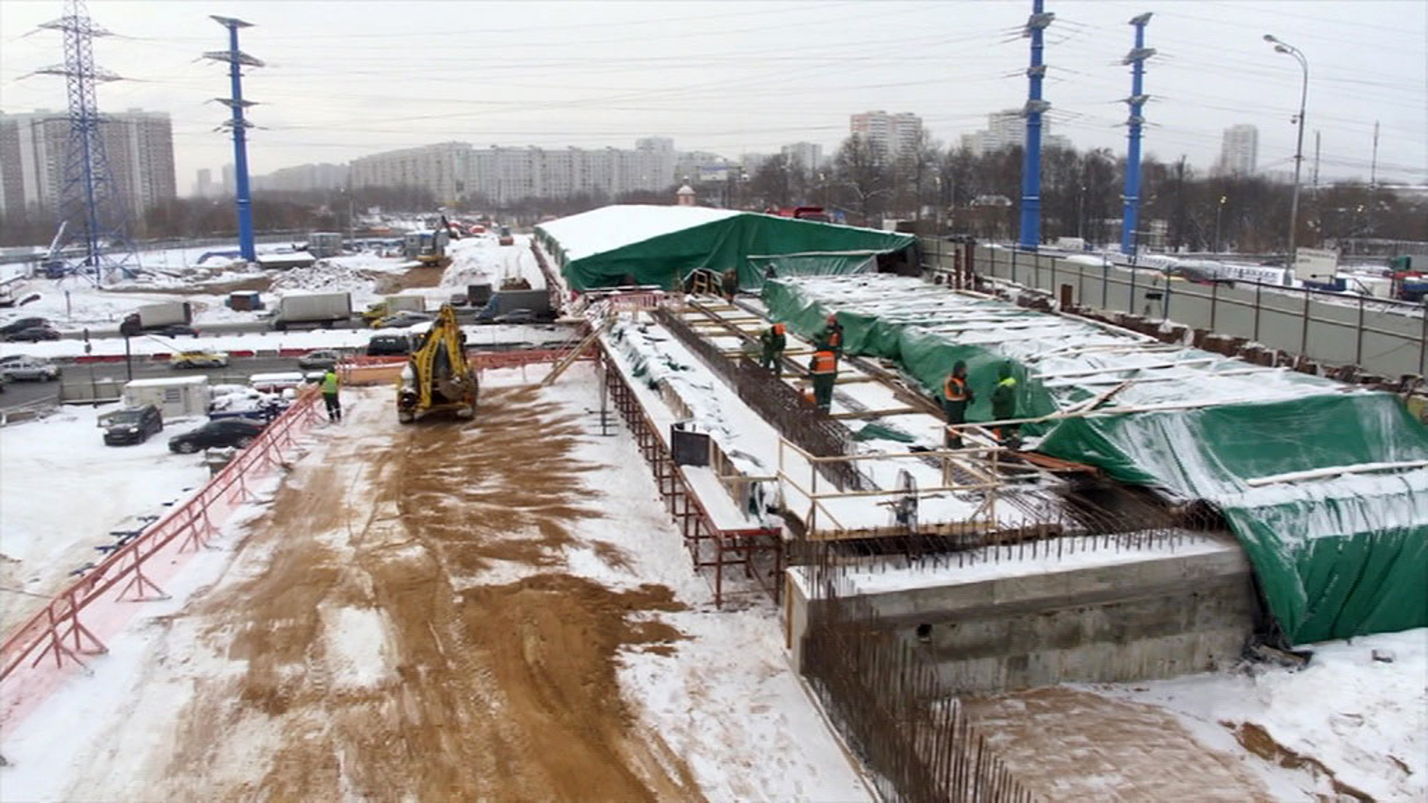 Собянин поручил закончить реконструкцию дорожной развязки раньше срока