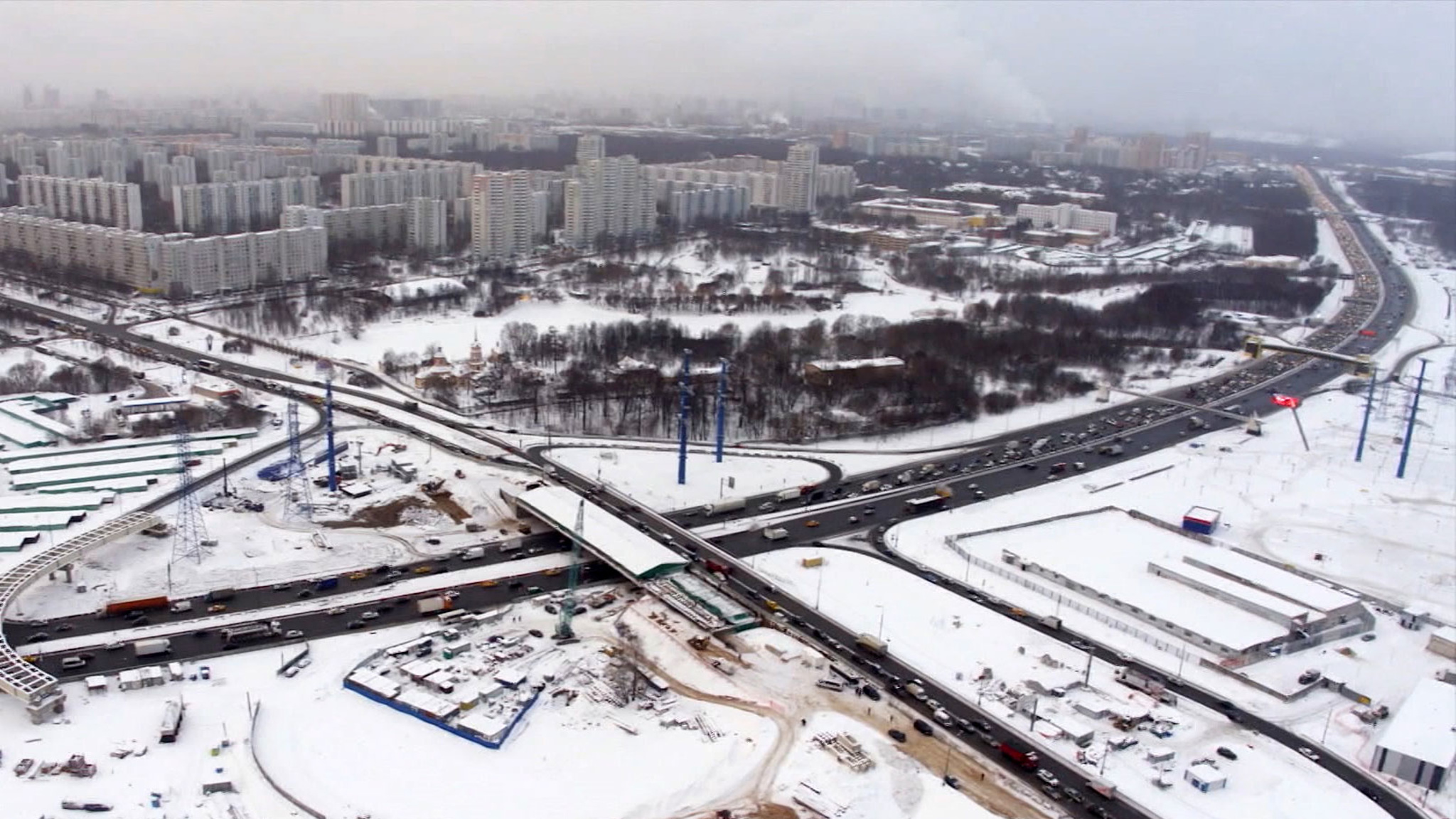 Одну из последних "клеверных" развязок могут сдать досрочно