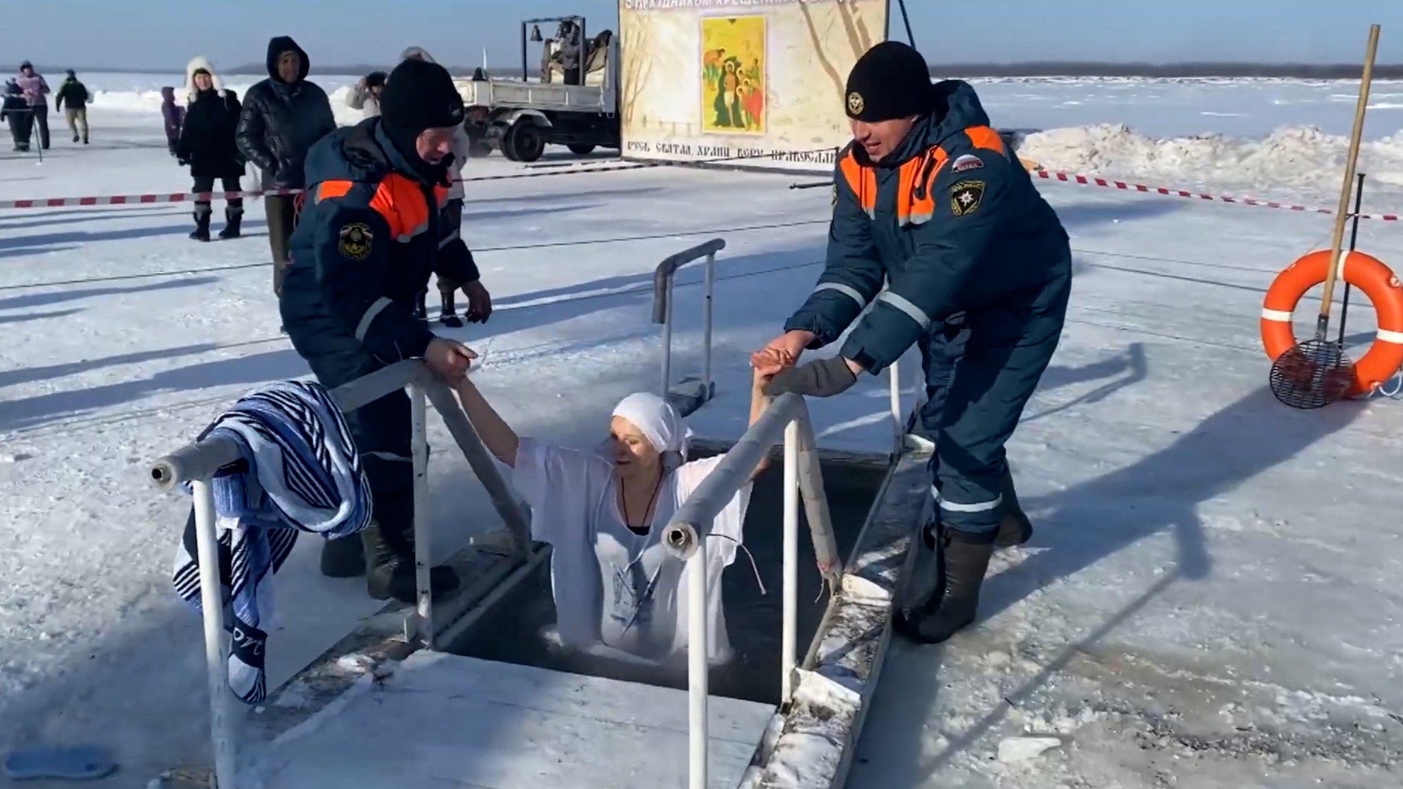 На Дальнем Востоке крещенские купания организованы с соблюдением ковид-ограничений