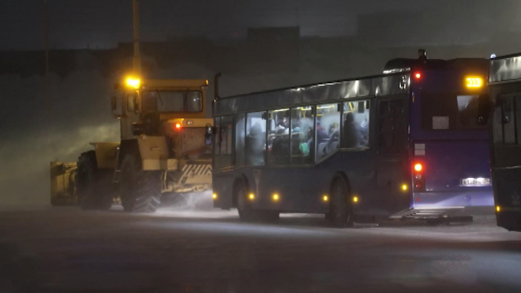 Черая пурга спровоцировала крупные аварии в Норильске