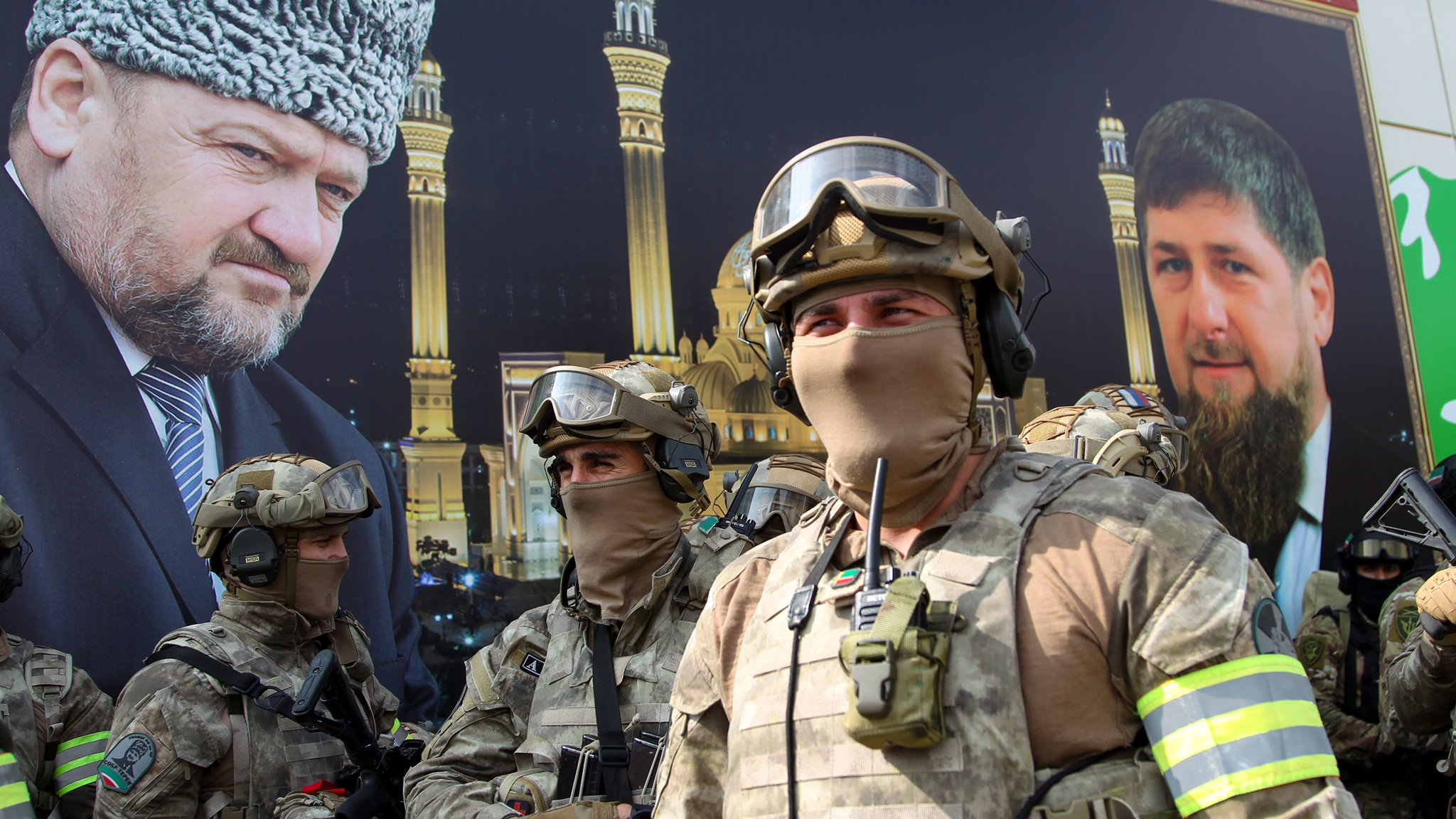 Бойцы чеченского добровольческого батальона "Ахмат" полны решимости дать достойный отпор укронацистам