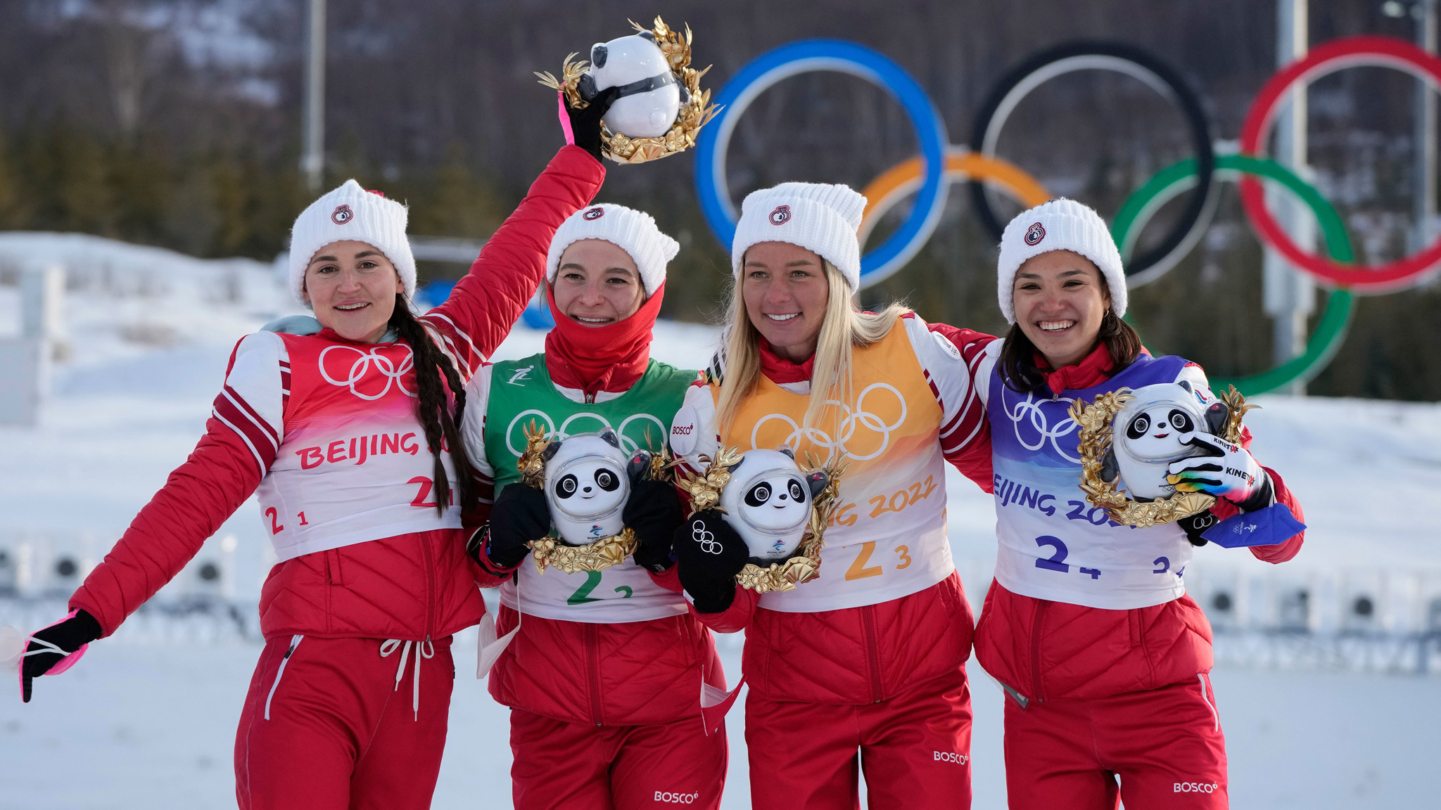 Российские лыжницы завоевали золото Олимпийских игр