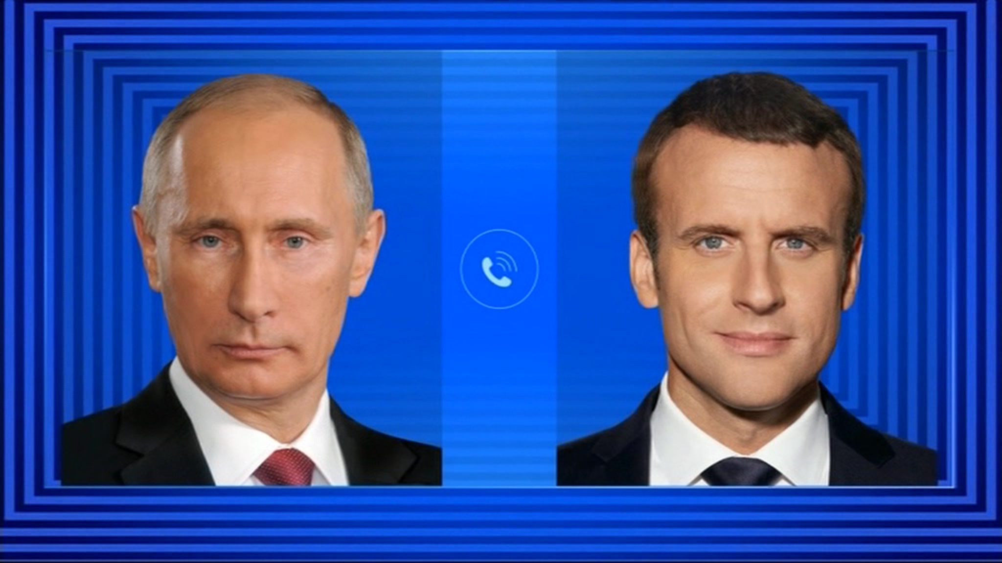 Путин и Макрон провели еще один телефонный разговор