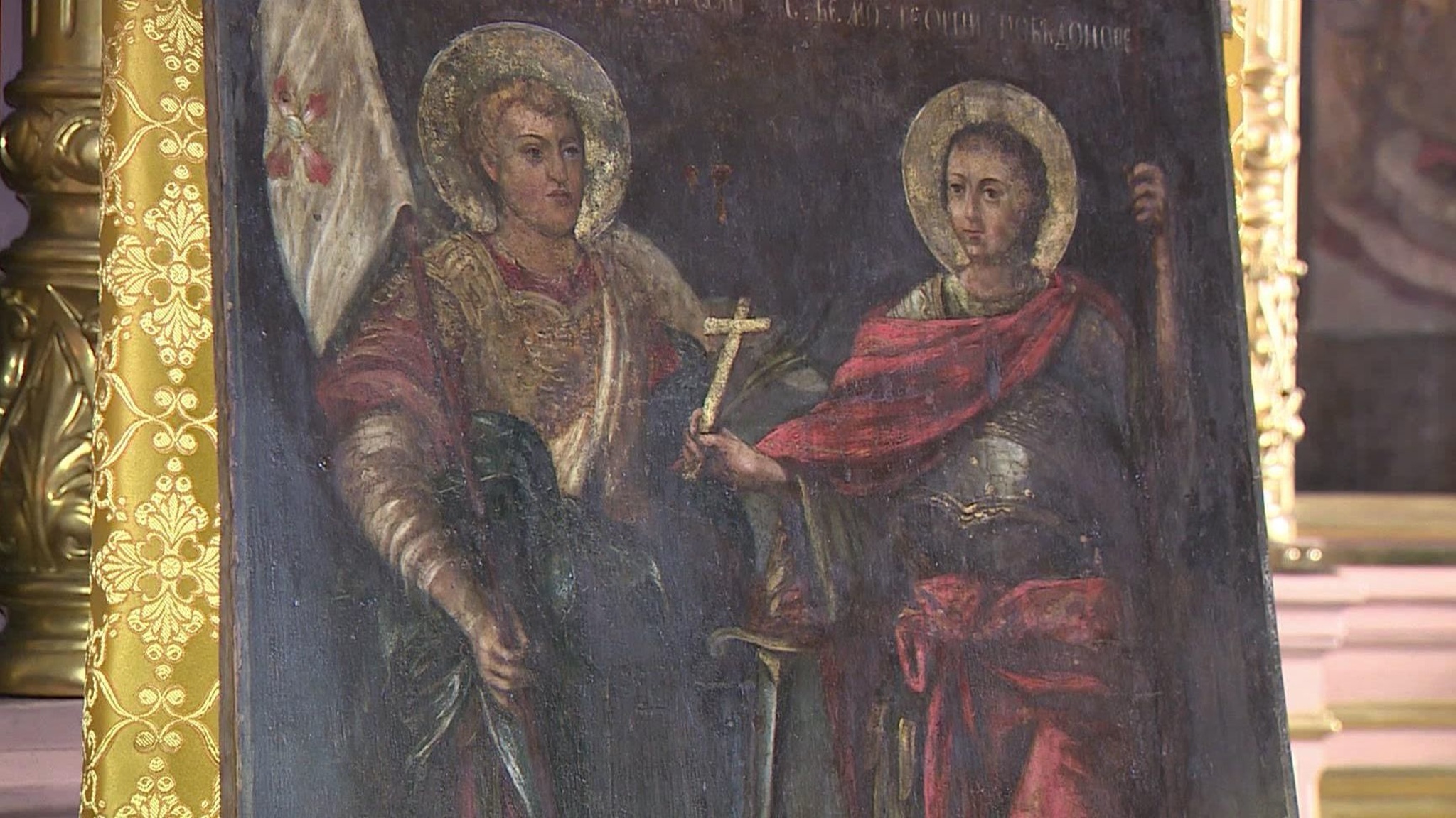 Икона XVIII века возвращена после реставрации в Покровский храм Переславля-Залесского