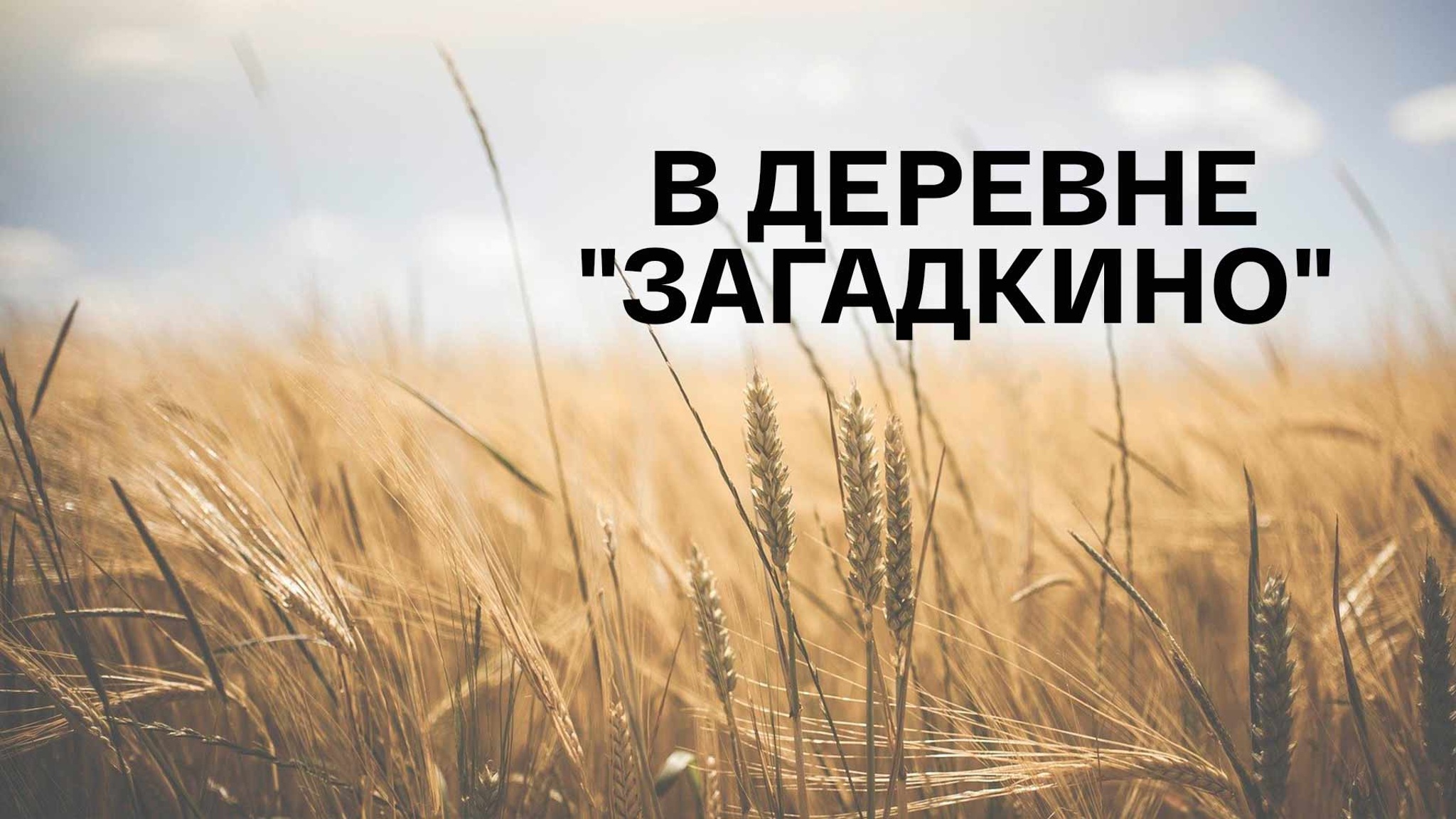 В деревне "Загадкино"