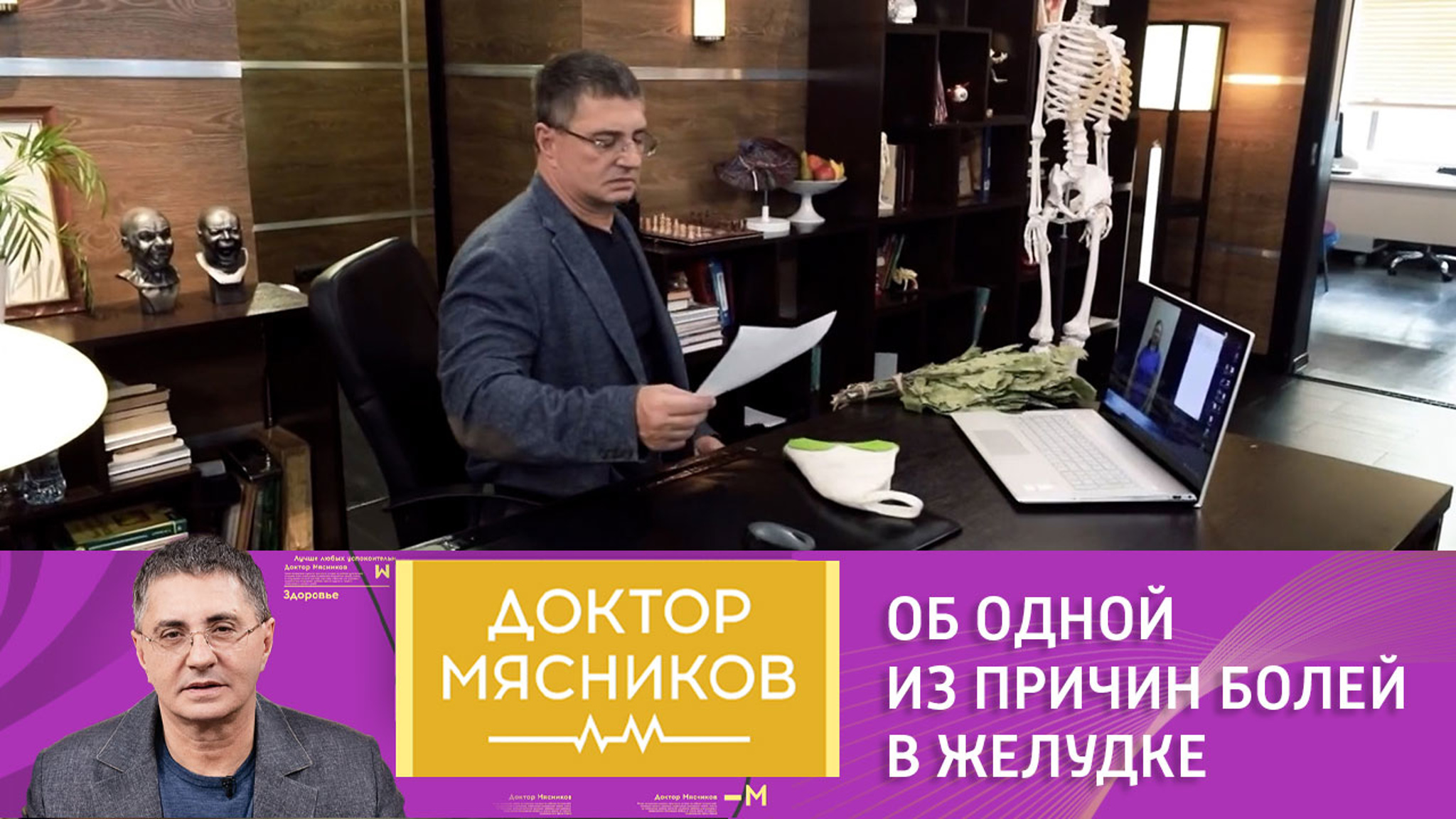 Мясников рассказал о связи стрессов и болей в желудке