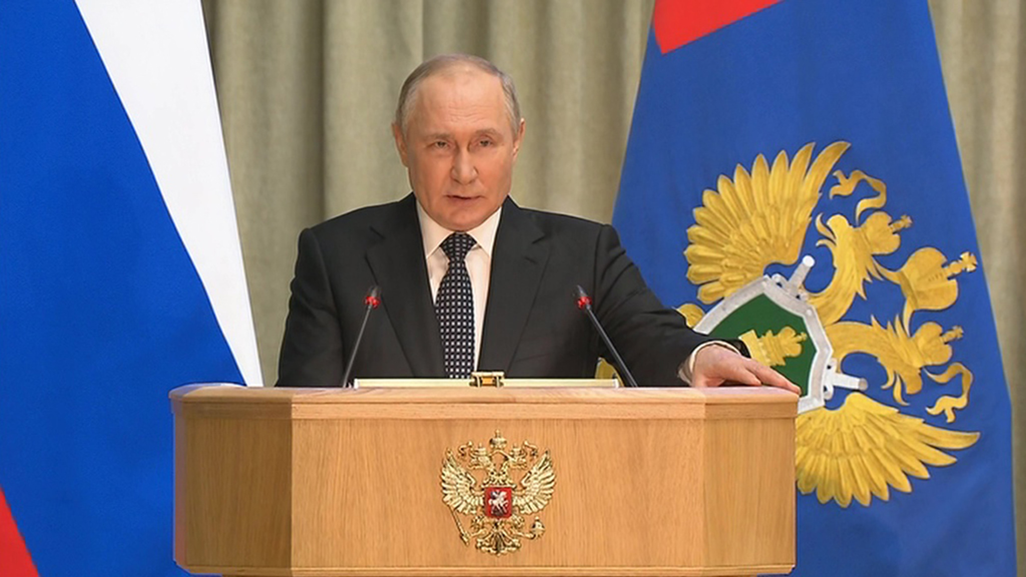 Выступление Владимира Путина на расширенном заседании коллегии Генпрокуратуры