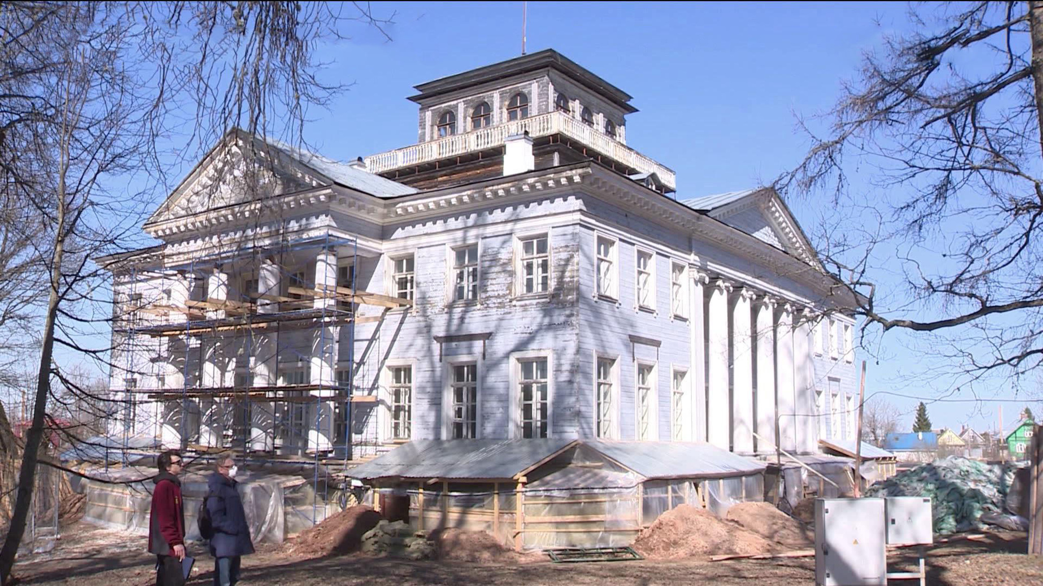 Фрагменты каменного фундамента XVIII века обнаружили под Петербургом