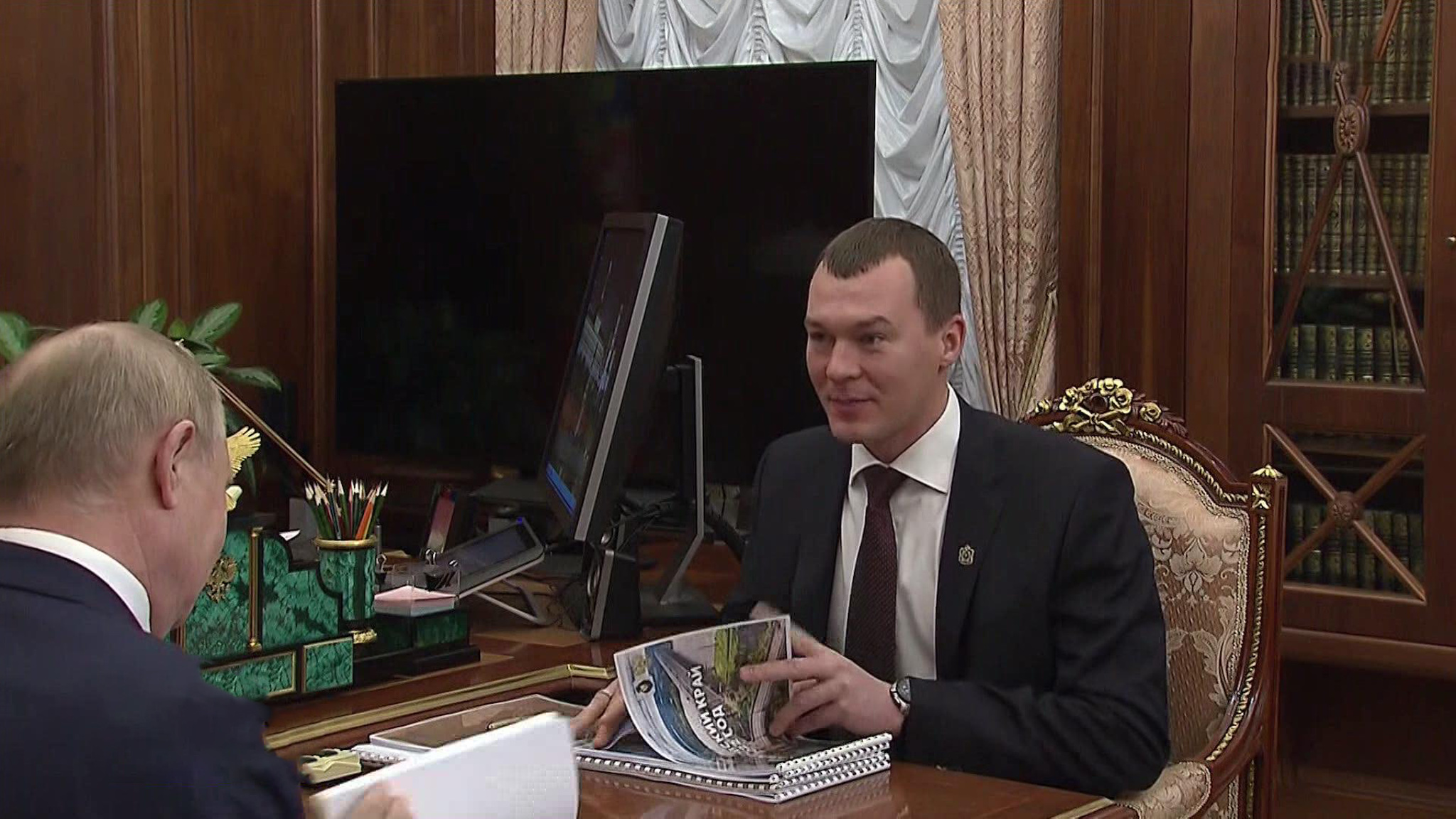 Михаил Дегтярев доложил президенту о развитии Хабаровского края