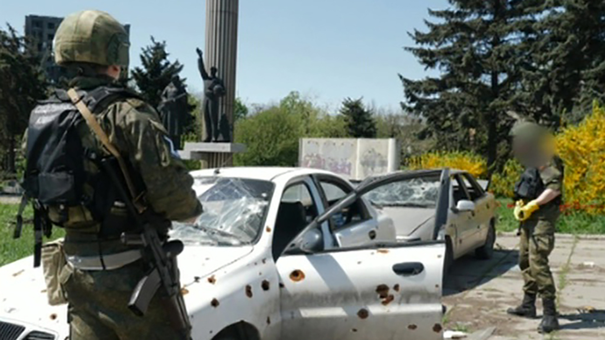 Украинская артиллерия обстреливает Донецк