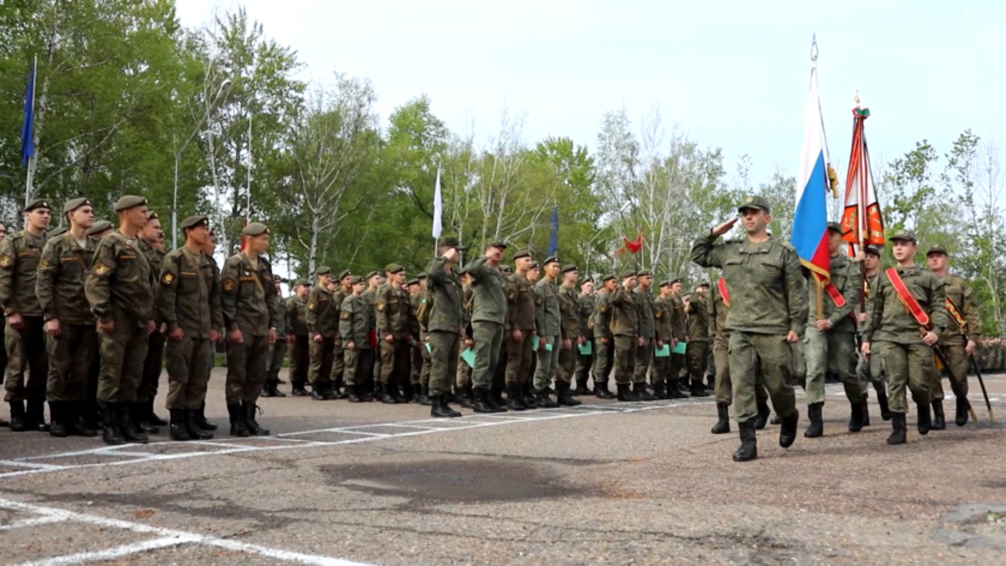 Амурских военных поздравили с началом летнего периода обучения