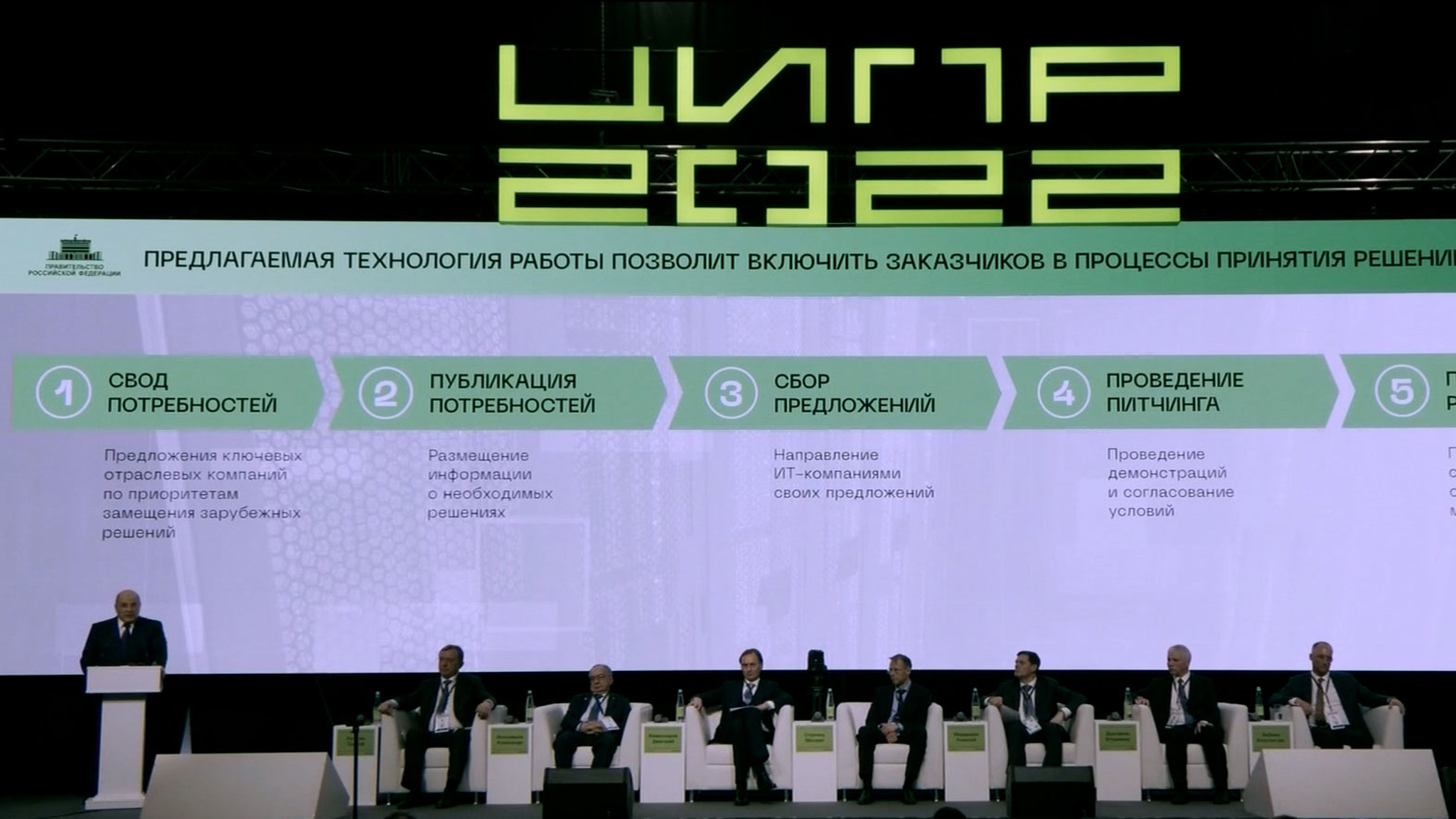 Премьер оценил новые IT-решения в промышленности