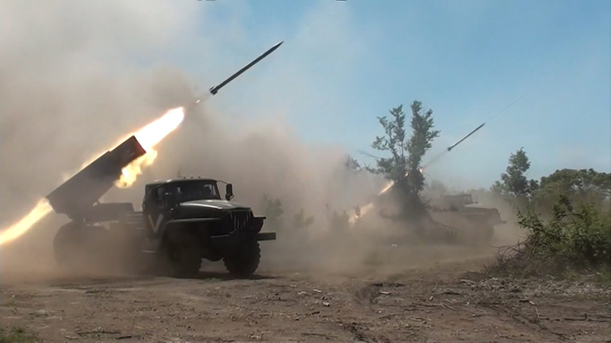Российские военные уничтожили огневые позиции ВСУ с помощью "Градов"