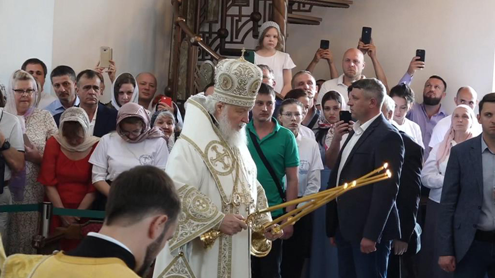 Патриарх Кирилл освятил храм в Новороссийске