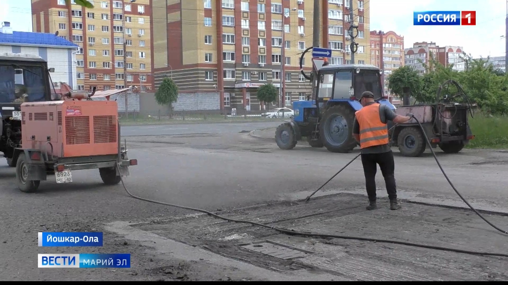 В Йошкар-Оле завершается ремонт дороги по улице Лебедева