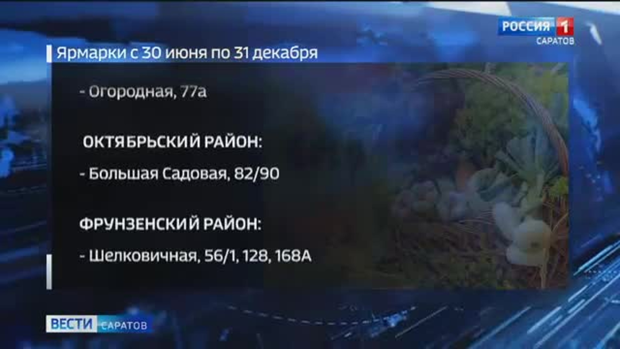 С сегодняшнего дня в Саратове открываются дополнительные сельскохозяйственные и плодоовощные ярмарки