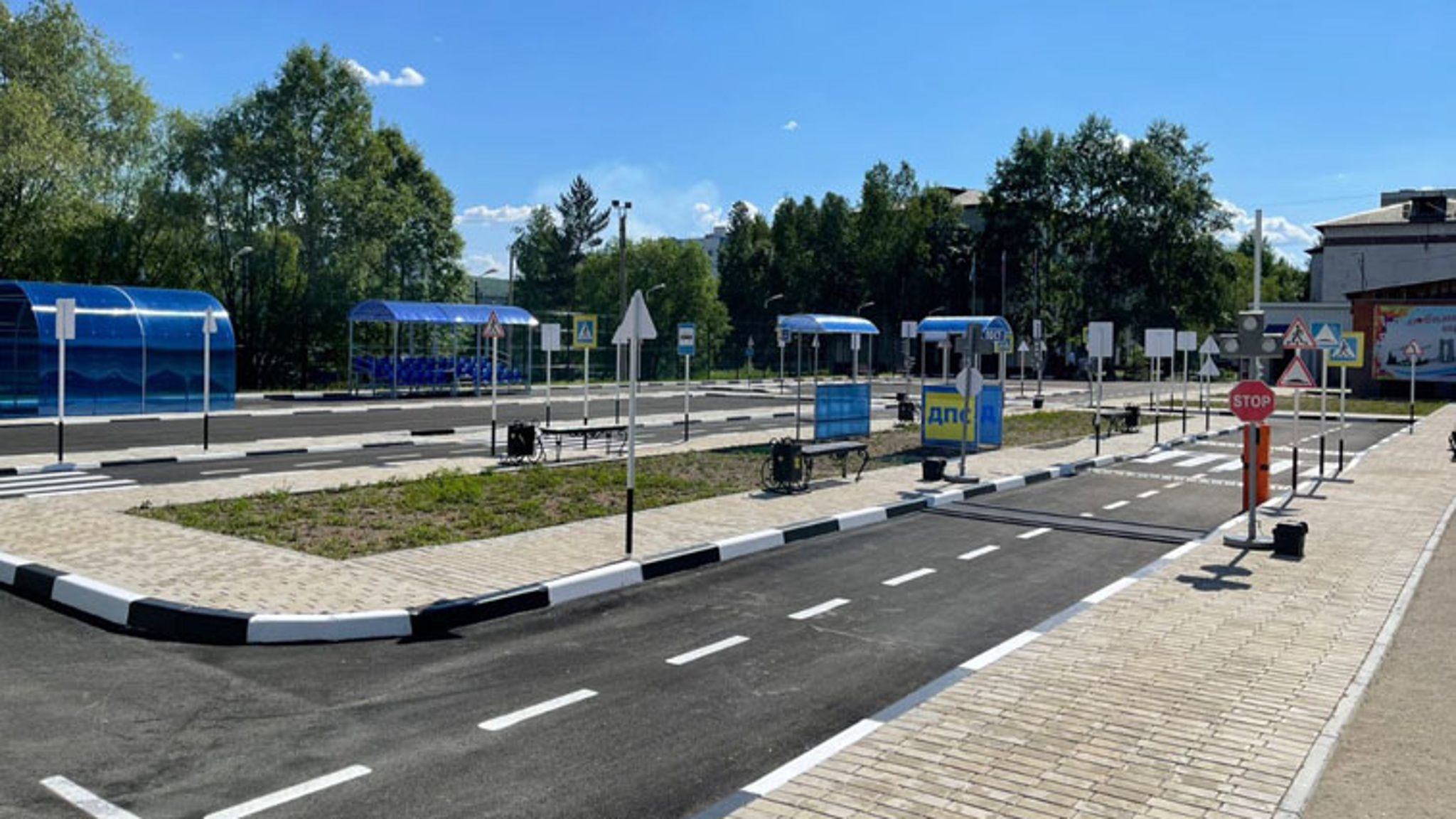 Автогородок построили в северной столице области
