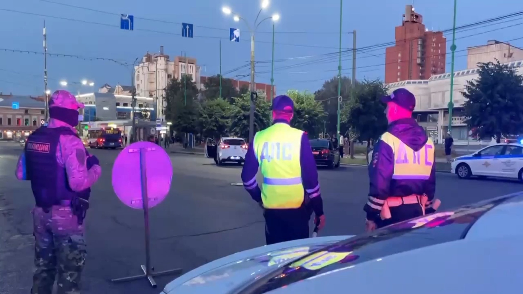 В центре Ярославля остановили более 40 водителей за нарушение ПДД