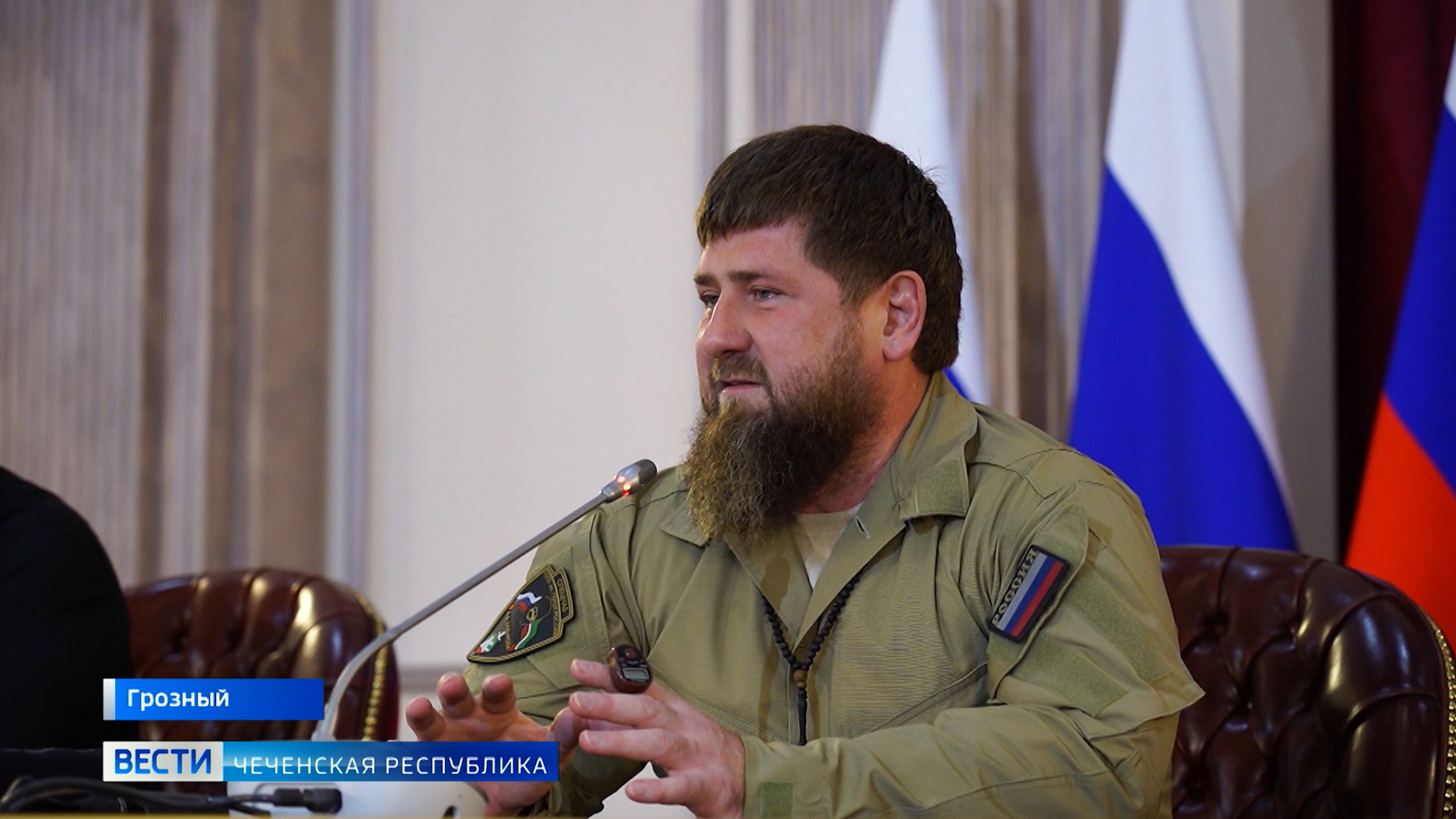 Рамзан Кадыров встретился с освободителями ЛНР из Чечни