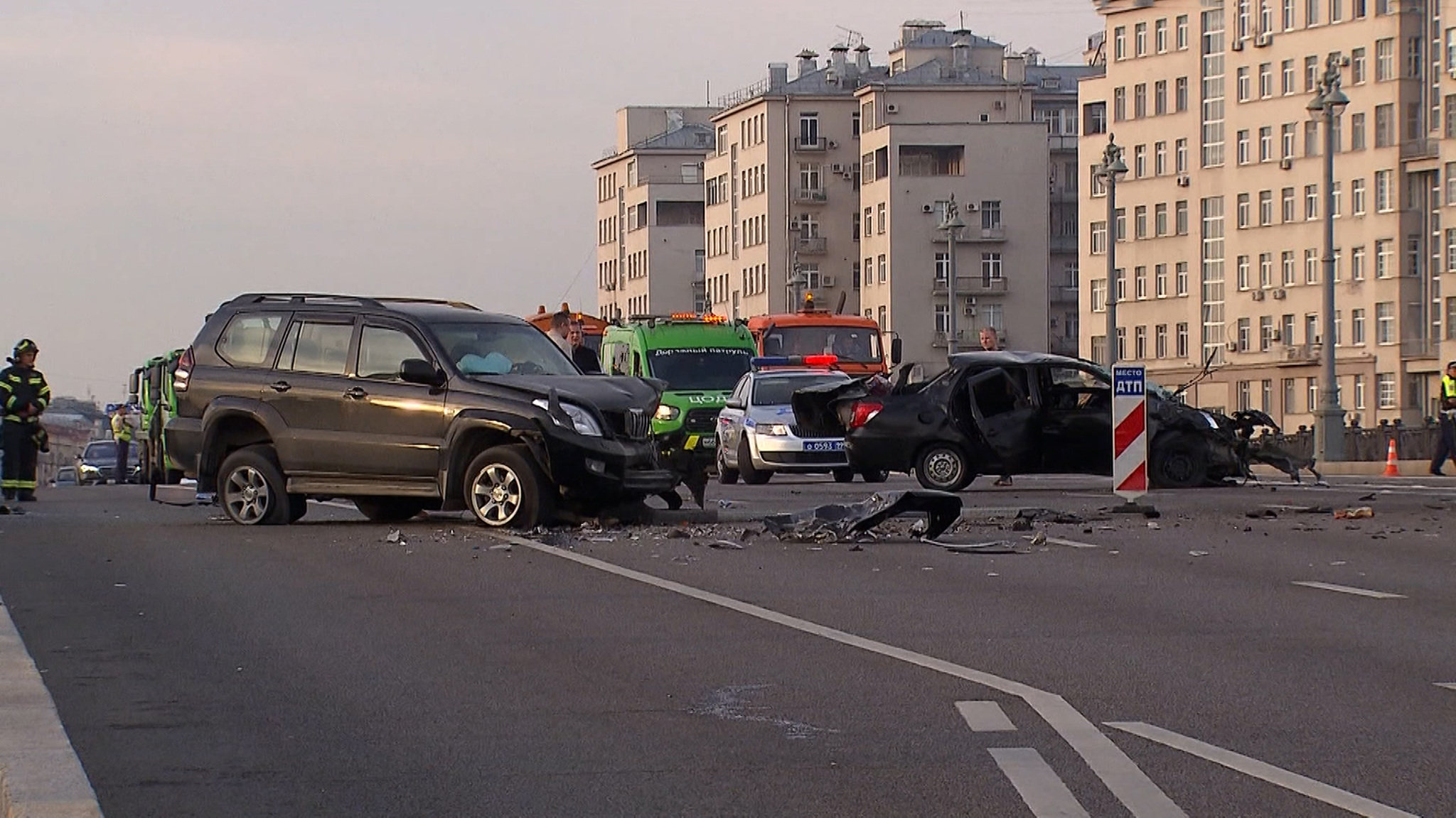 Виновник аварии у стен Кремля был пьян