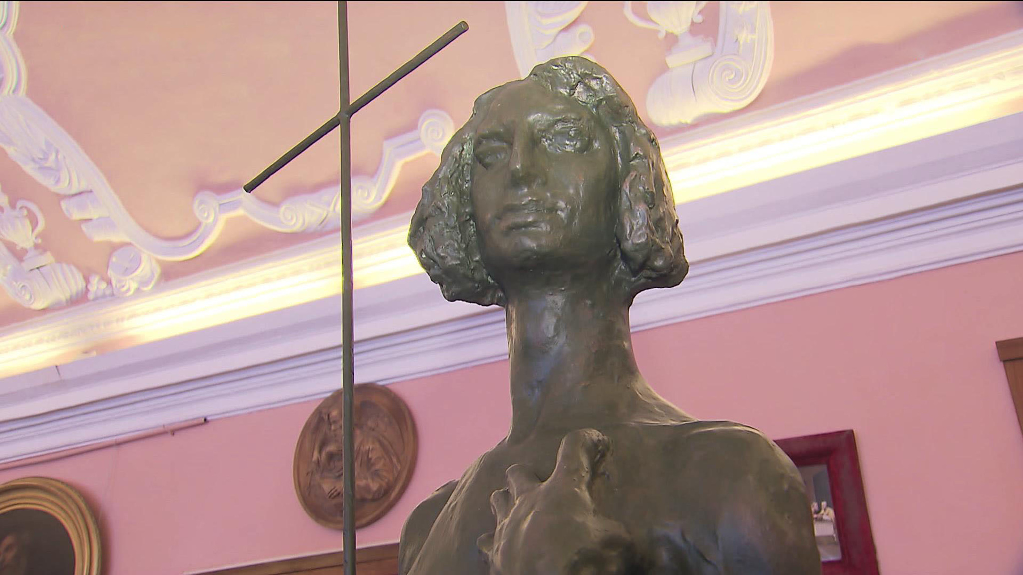 Троице-Сергиева Лавра получила в дар копию статуи Иоанна Крестителя