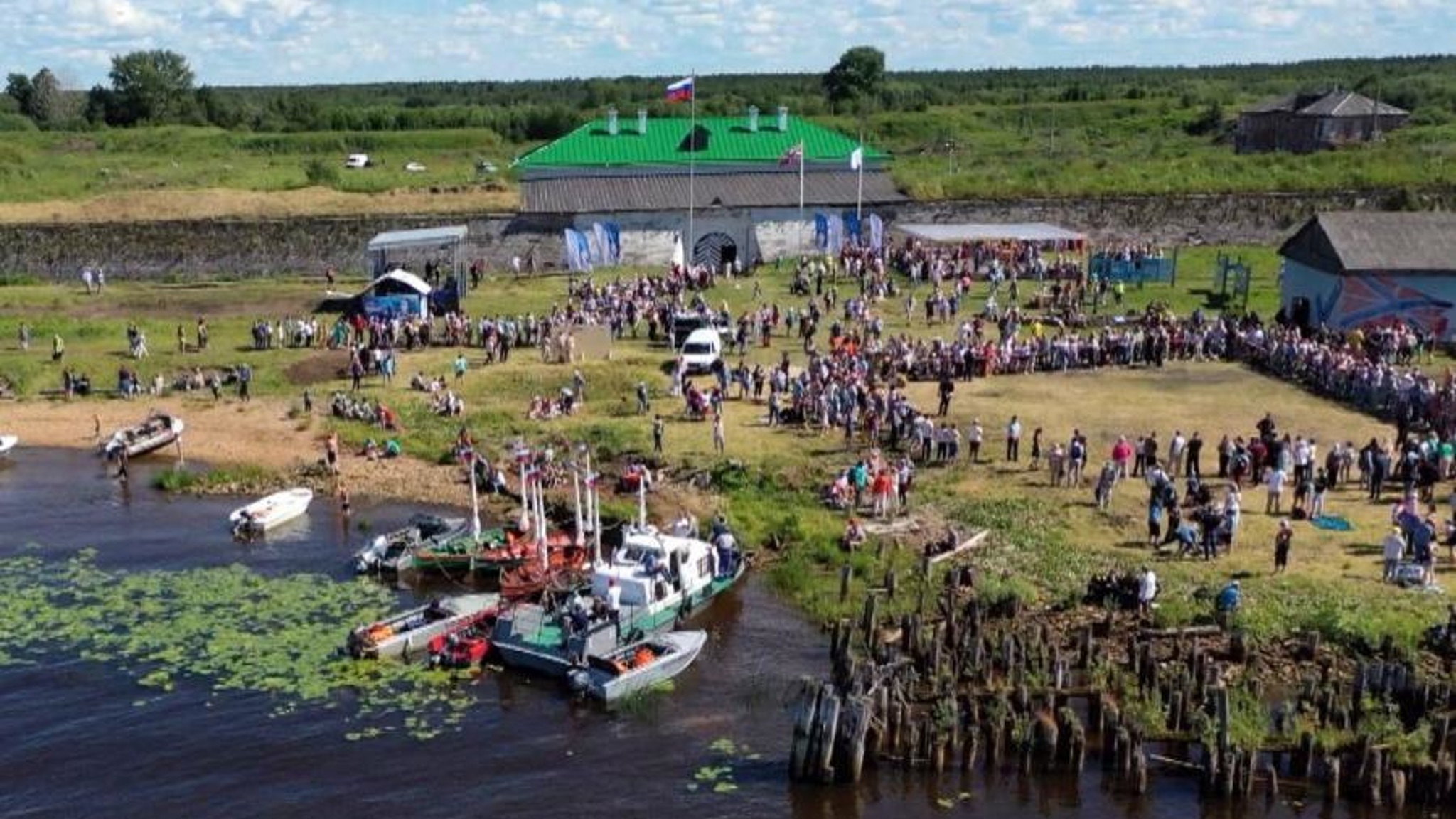 В Архангельске прошел фестиваль Новодвинской крепости