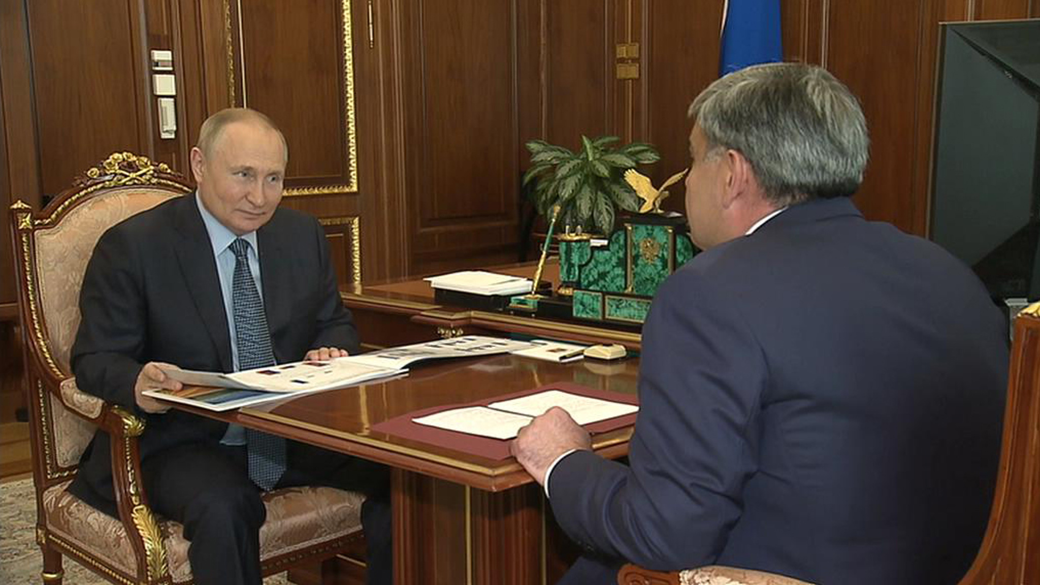 Путин встретился с главой КБР Казбеком Коковым