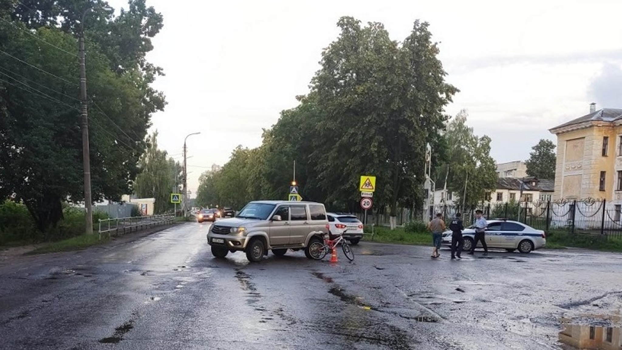 В Марий Эл велосипед врезался в "Патриот"