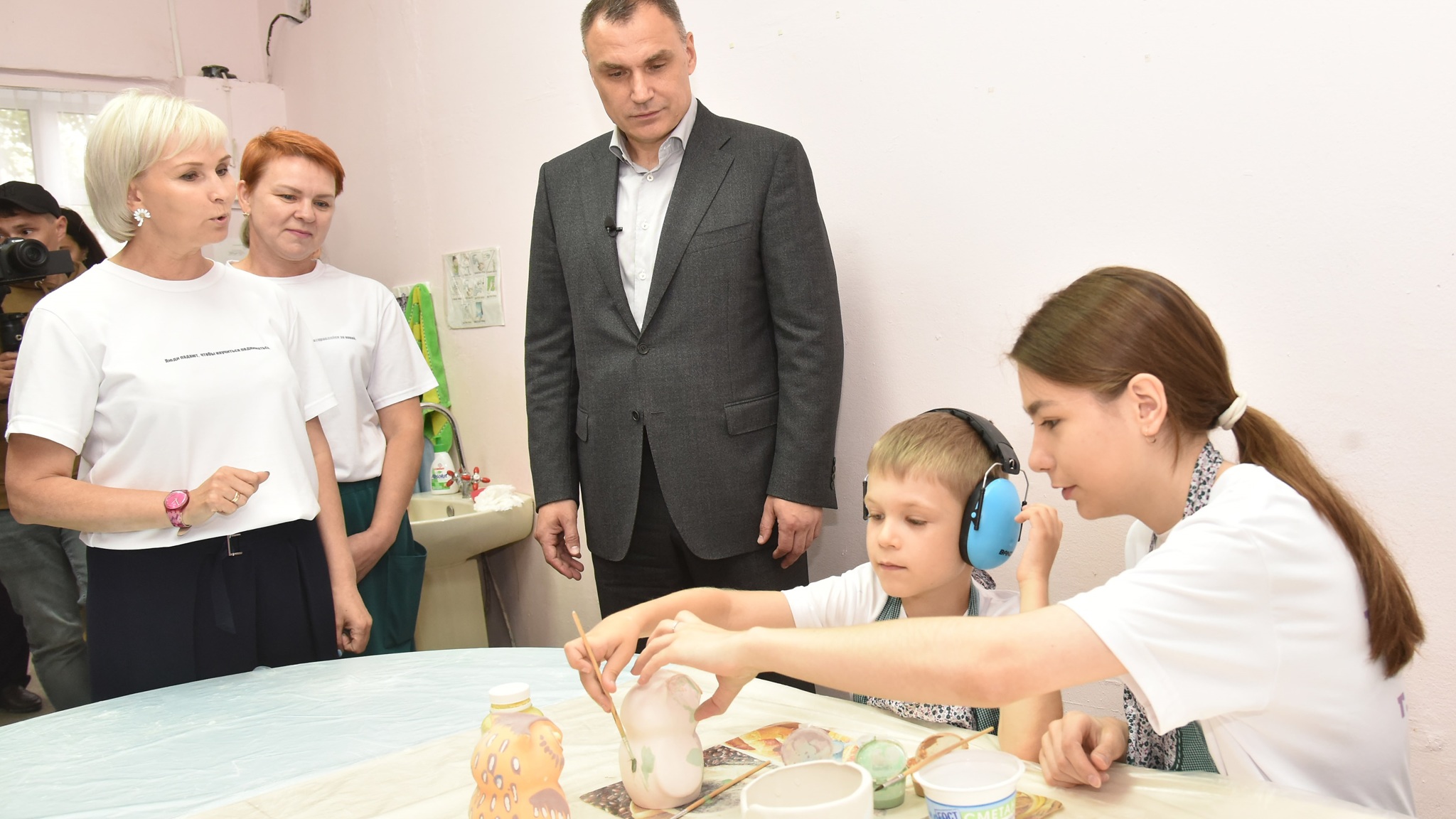 Врио главы Марий Эл Юрий Зайцев высоко оценил инклюзивные условия в школе №4 города Волжска