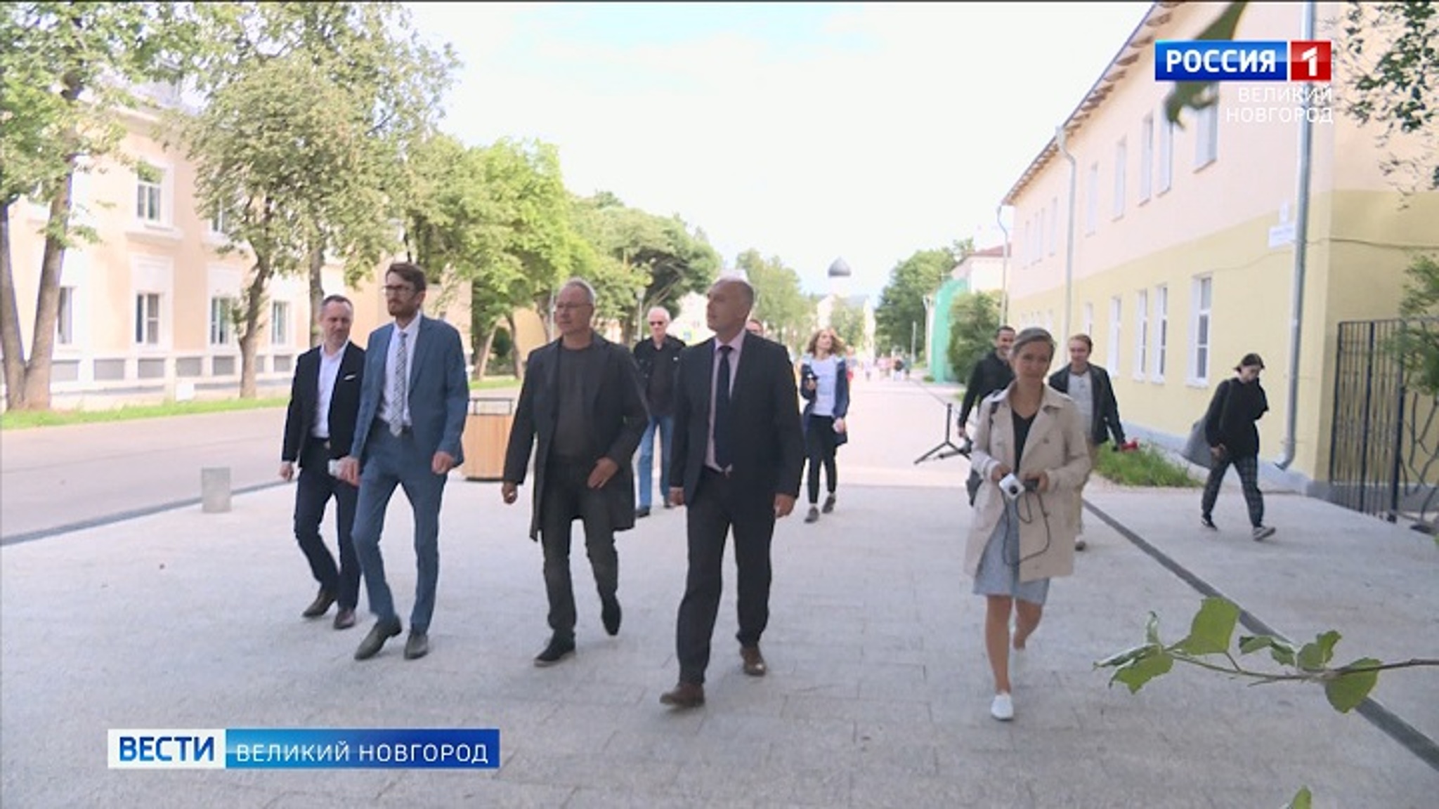 Ильина улица Великого Новгорода введена в эксплуатацию после реконструкции