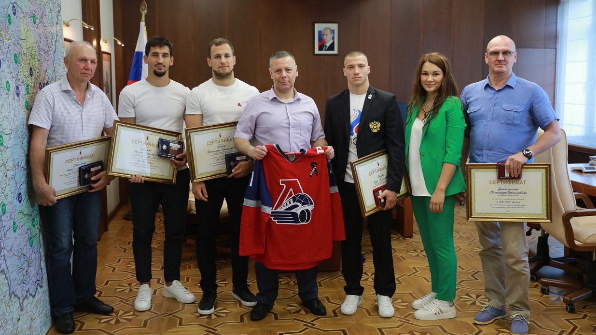 Глава Ярославской области встретился с призерами Олимпийских игр