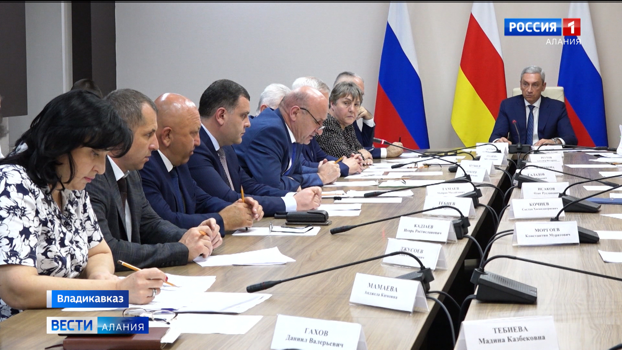 Борис Джанаев провел совещание по реализации нацпроектов в Северной Осетии