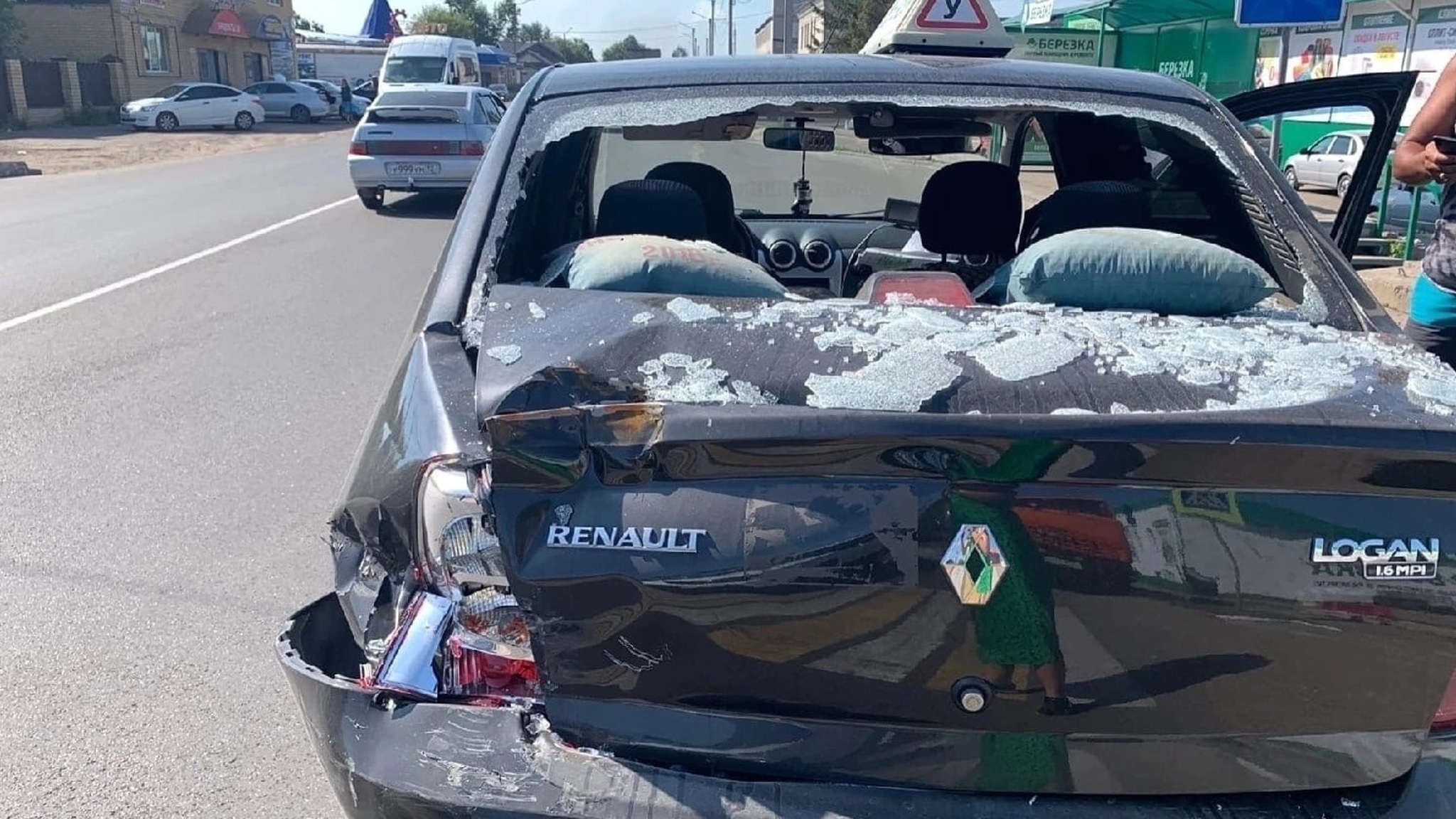 Учебный автомобиль попал в ДТП в Волжске