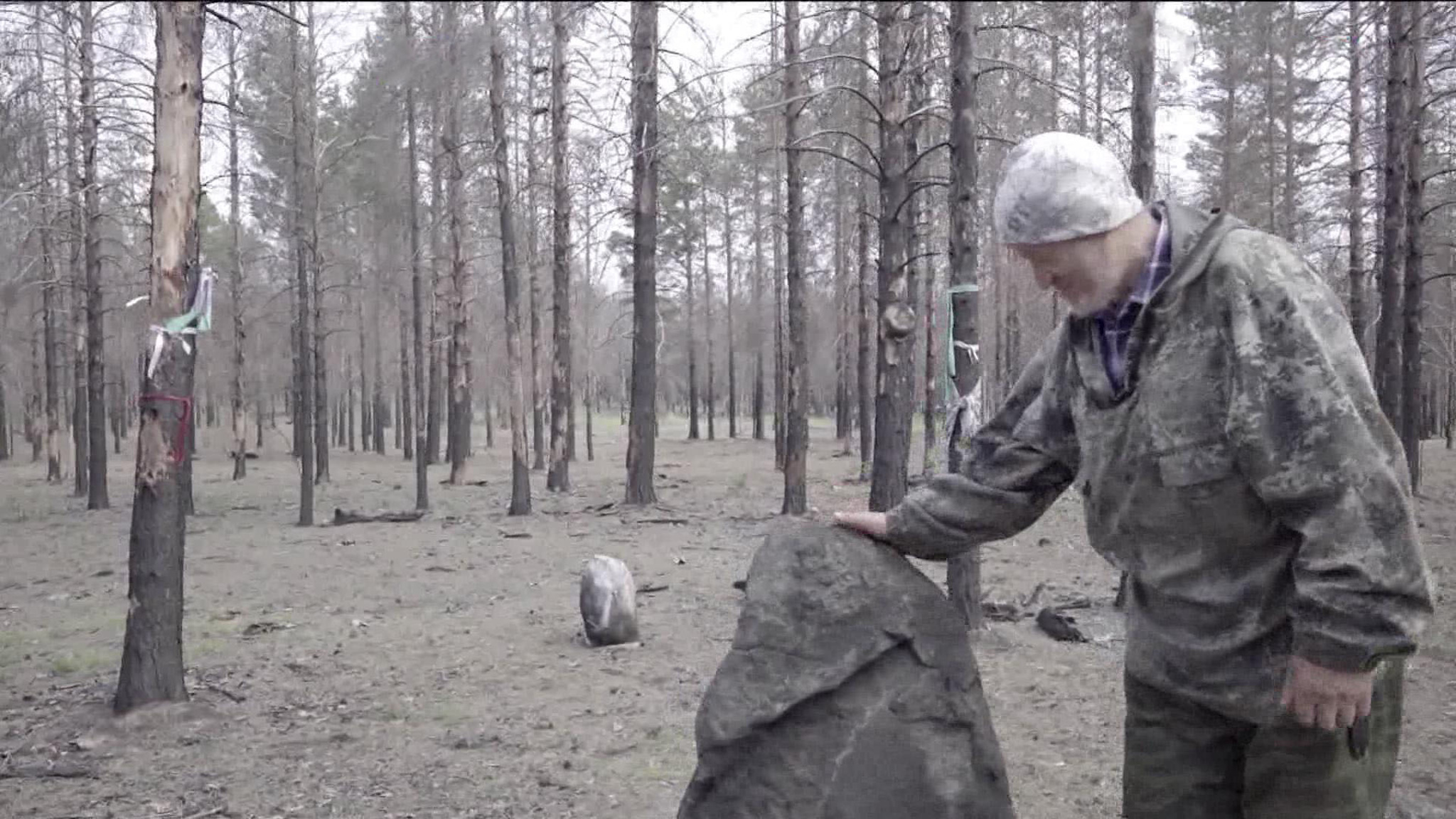 В тайге найден средневековый идол, известный как Золотая баба