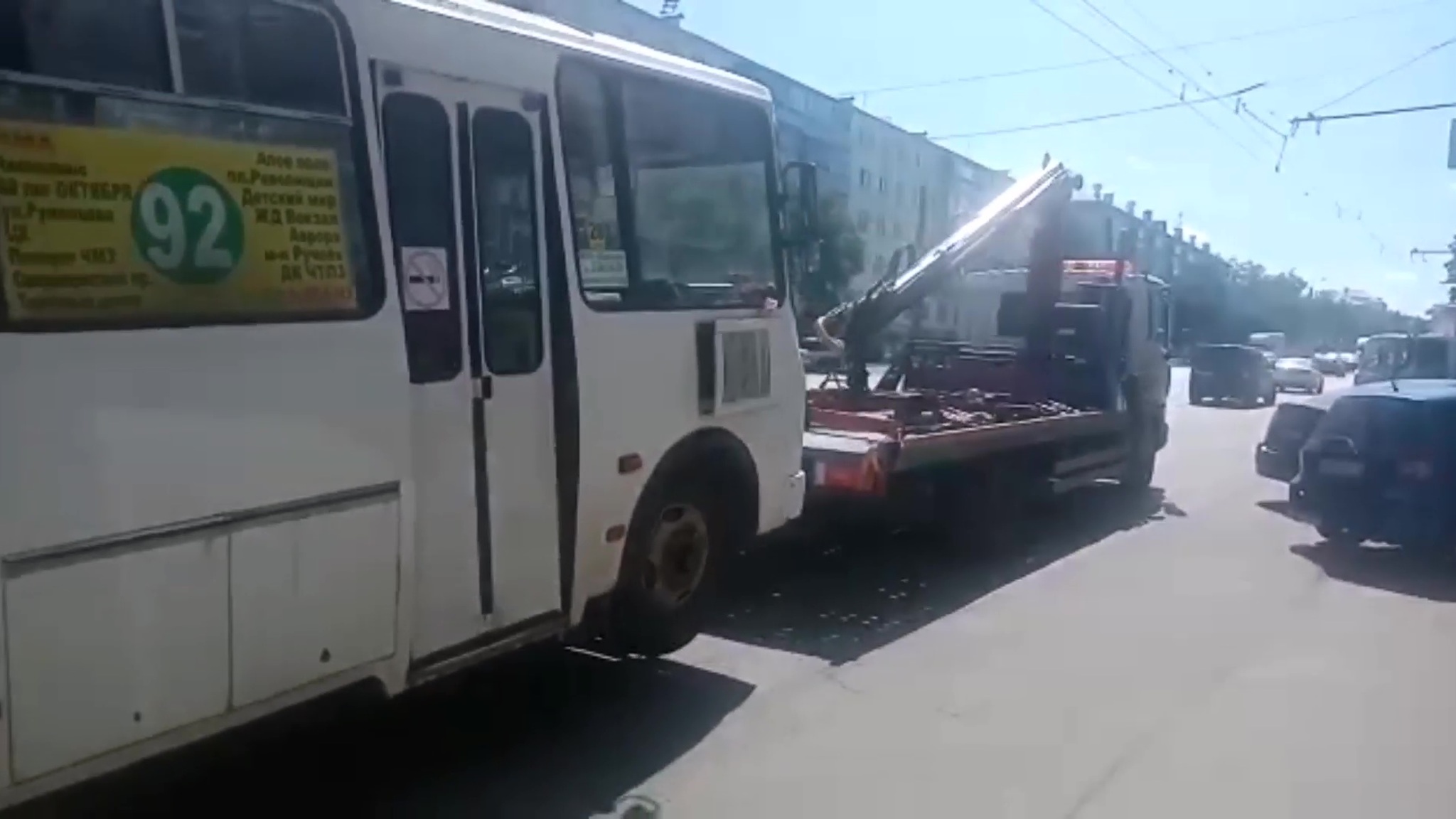 Опасную маршрутку сняли с рейса сотрудники ГИБДД в Челябинске