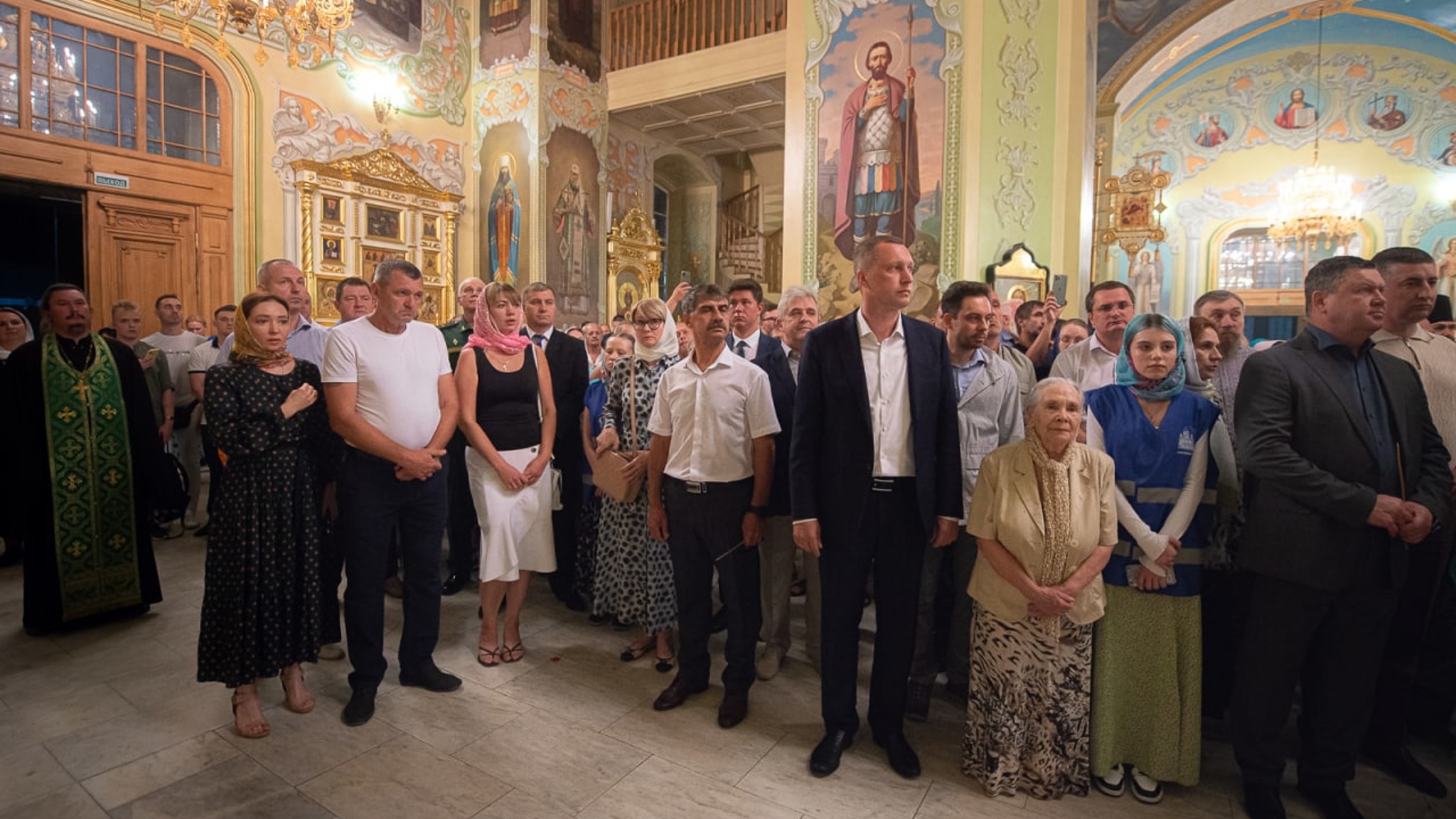 Саратовцы встретили мощи преподобного Сергия Радонежского