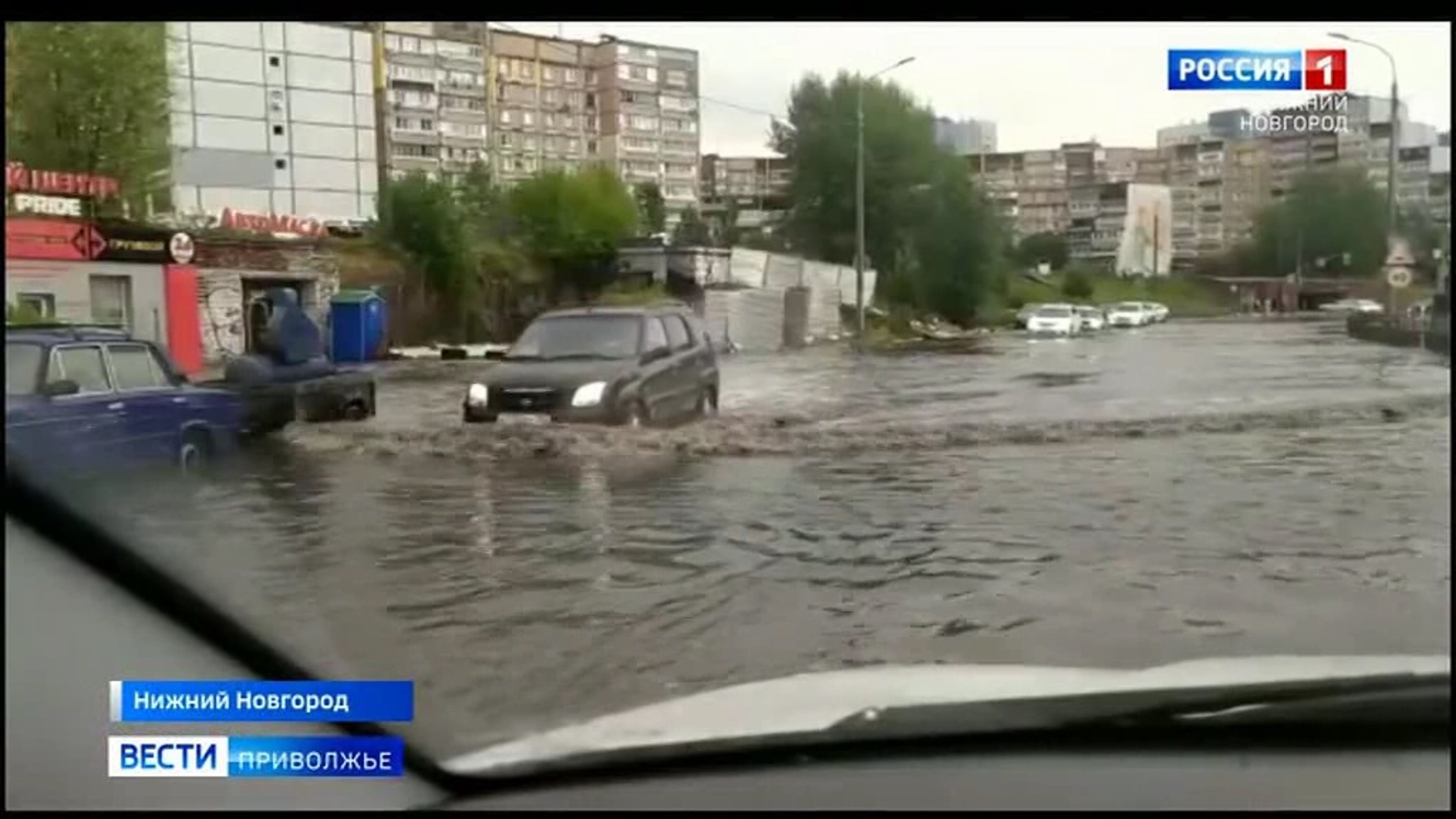 Нижний Новгород после удара стихии