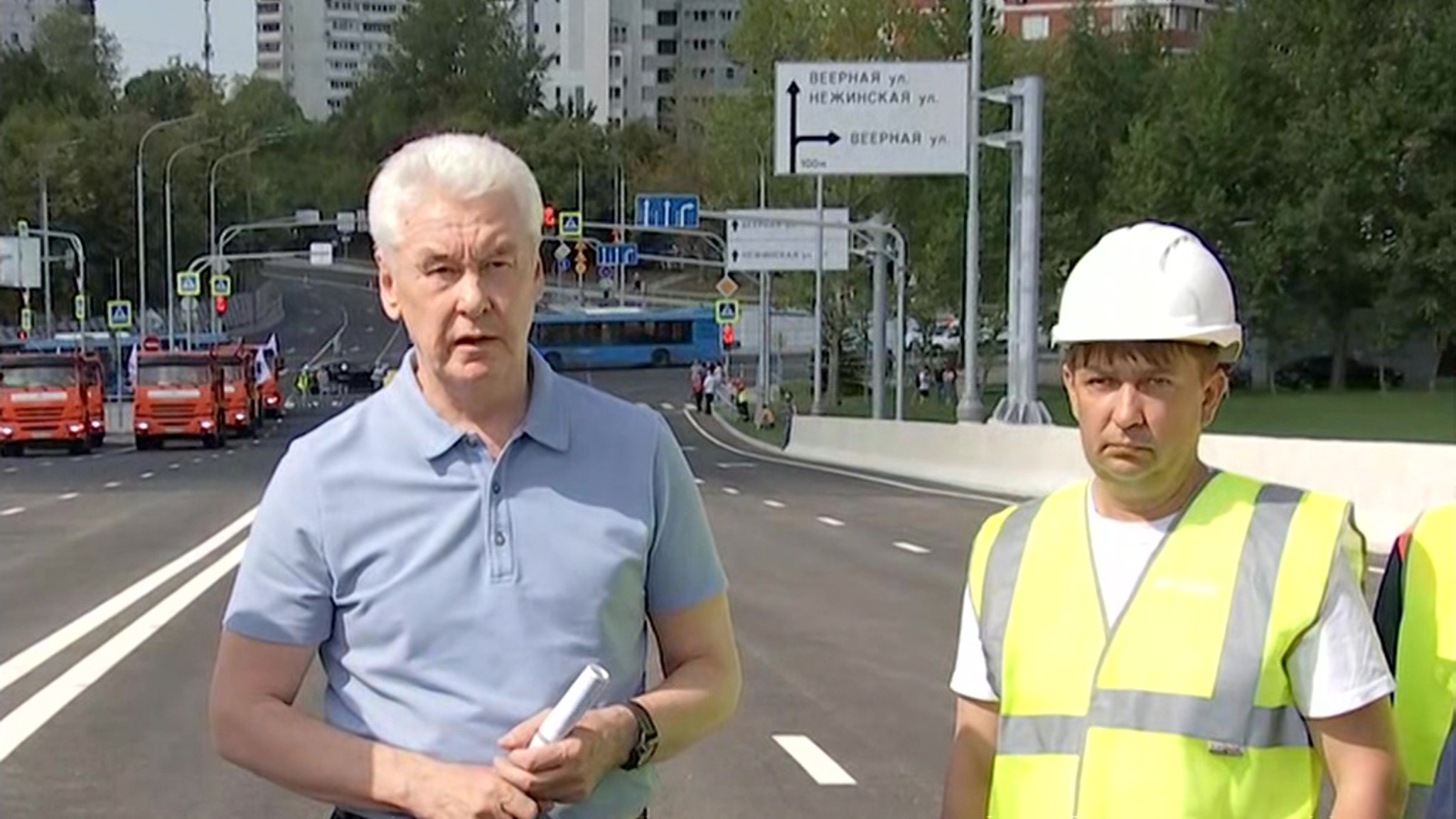 На западе Москвы открылся новый путепровод