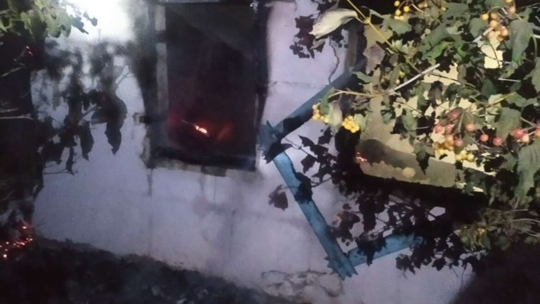 Пенсионер заживо сгорел во время пожара