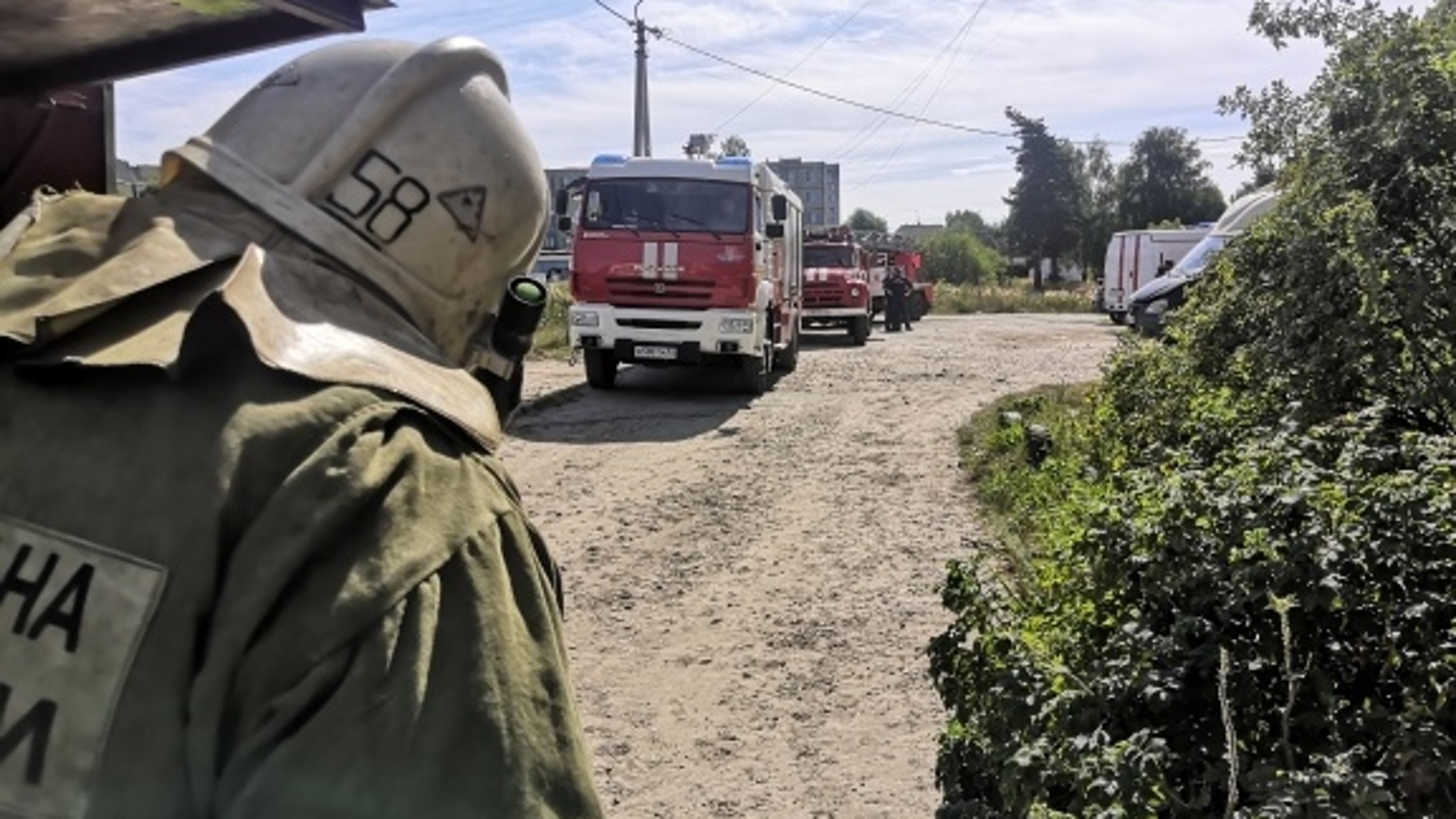 В Гусь-Хрустальном из-за пожара эвакуированы 7 взрослых и ребенок