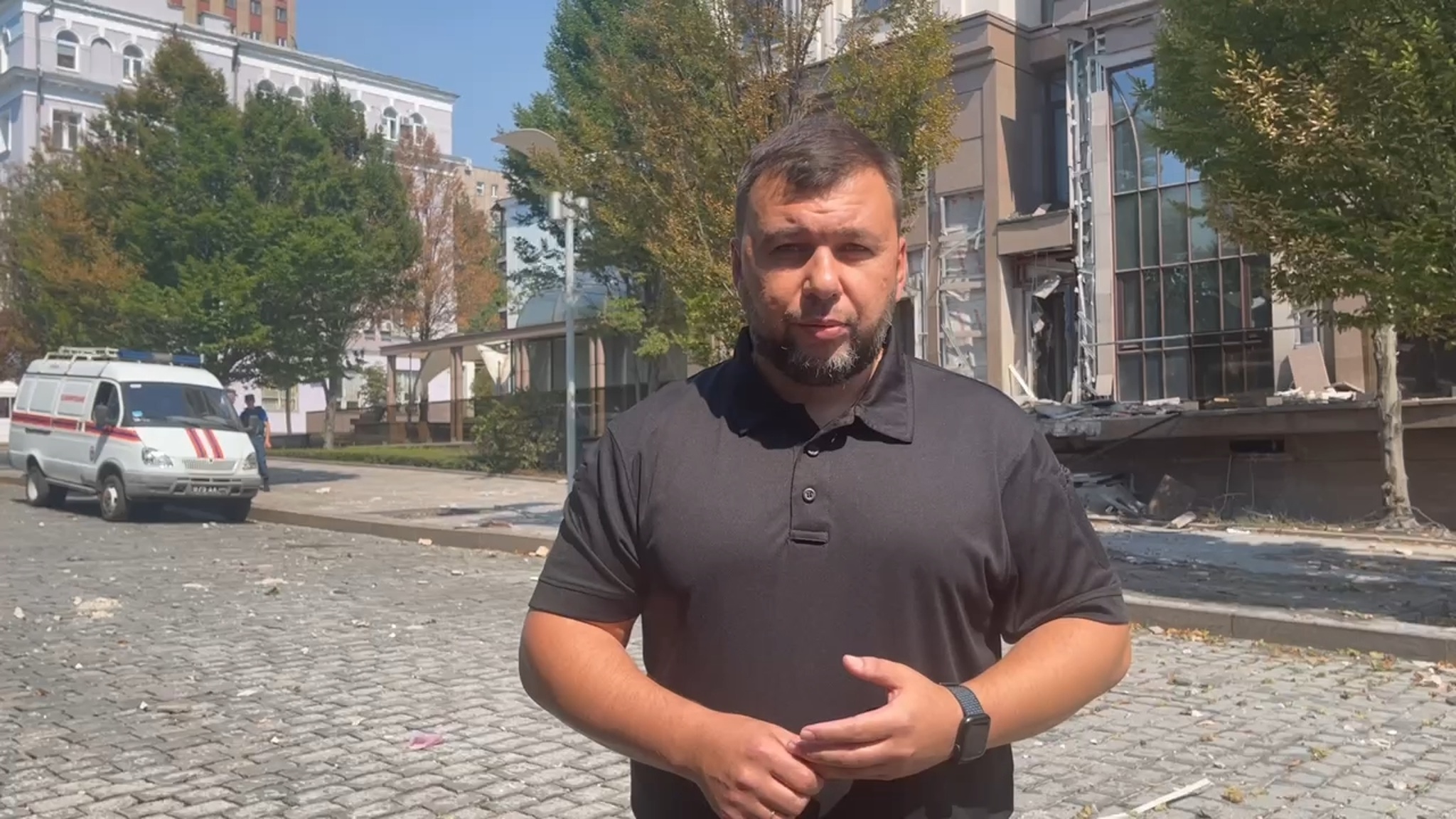 Заявление Пушилина после очередного обстрела Донецка 23 августа