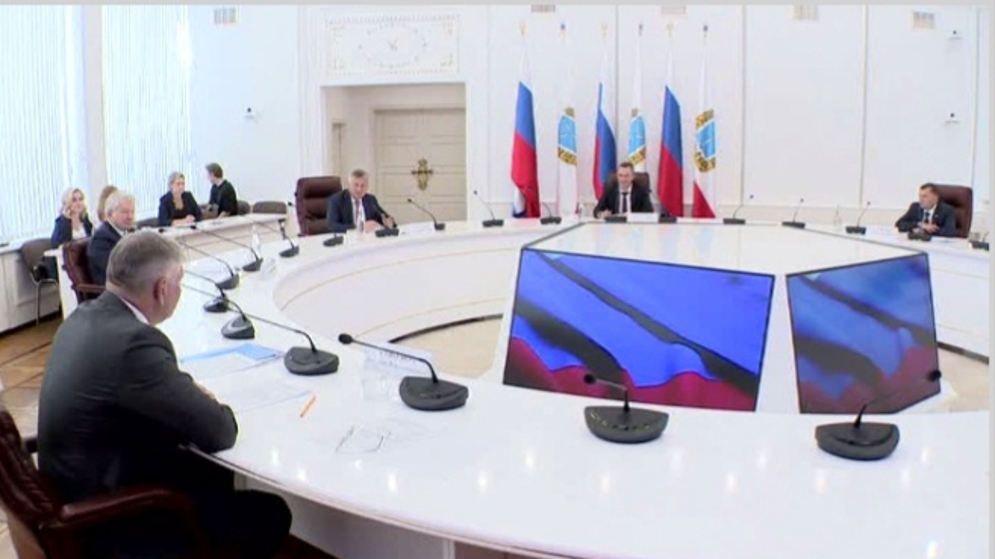 Роман Бусаргин провел встречу с гендиректором компании "Газпром межрегионгаз" Сергеем Густовым