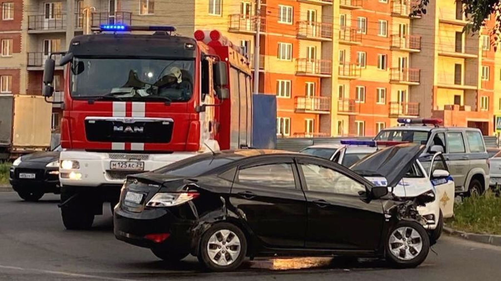 В Архангельске в ДТП пострадала семья с детьми