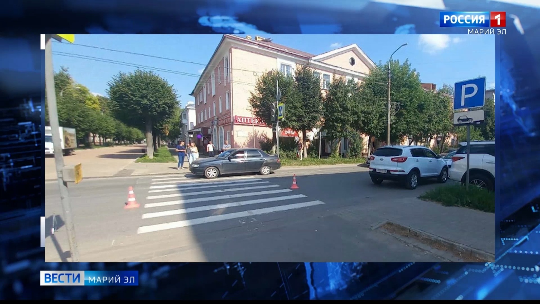 В Йошкар-Оле на пешеходном переходе сбили 92-летнюю бабушку