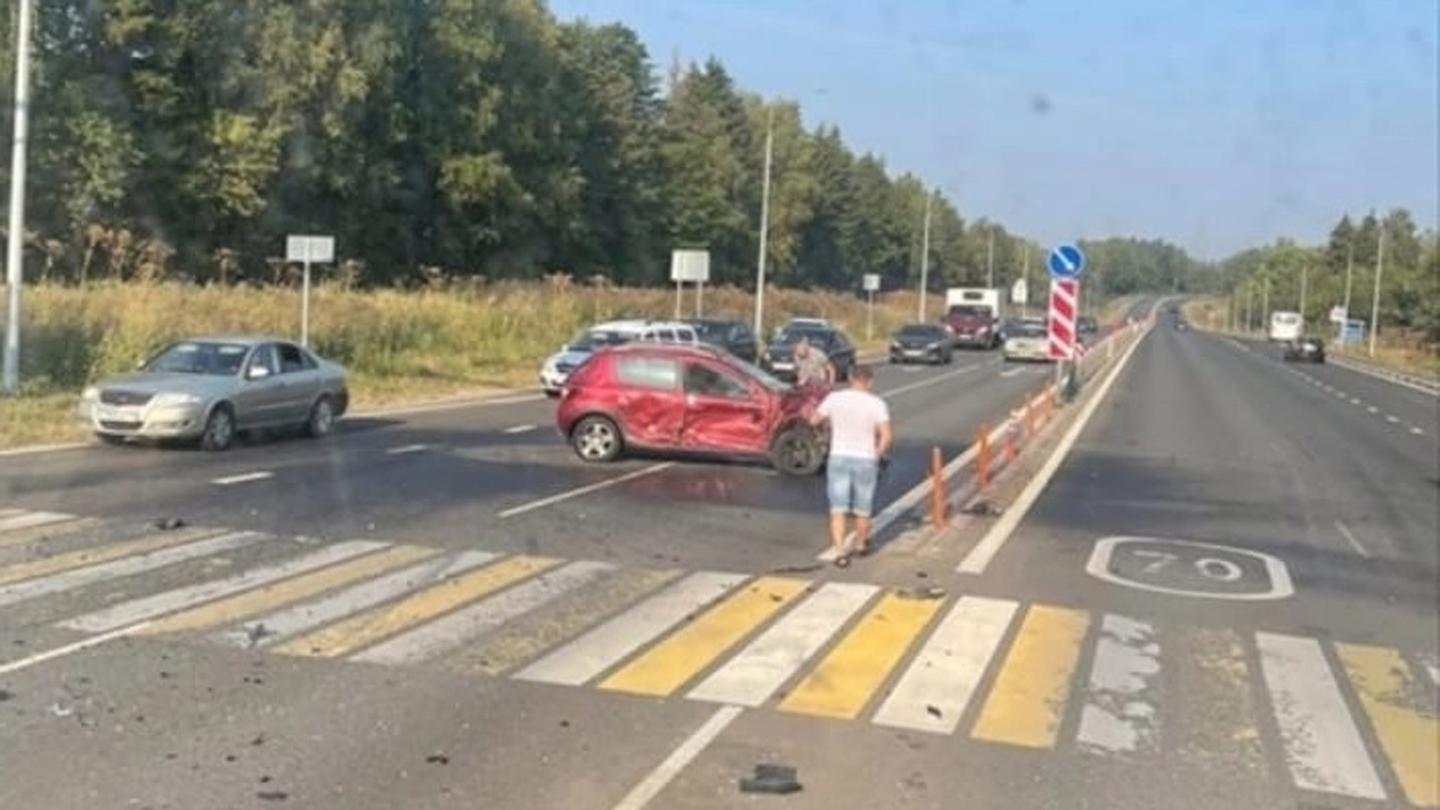 В Ярославской области в массовом ДТП пострадали два человека