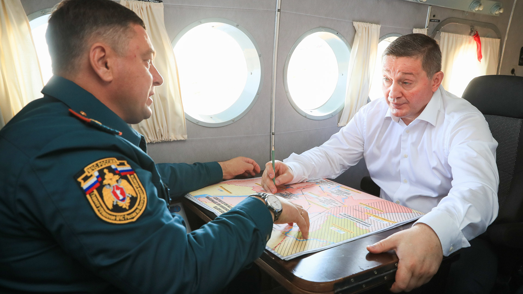 Пожароопасные районы Волгоградской области проконтролировали с борта самолета