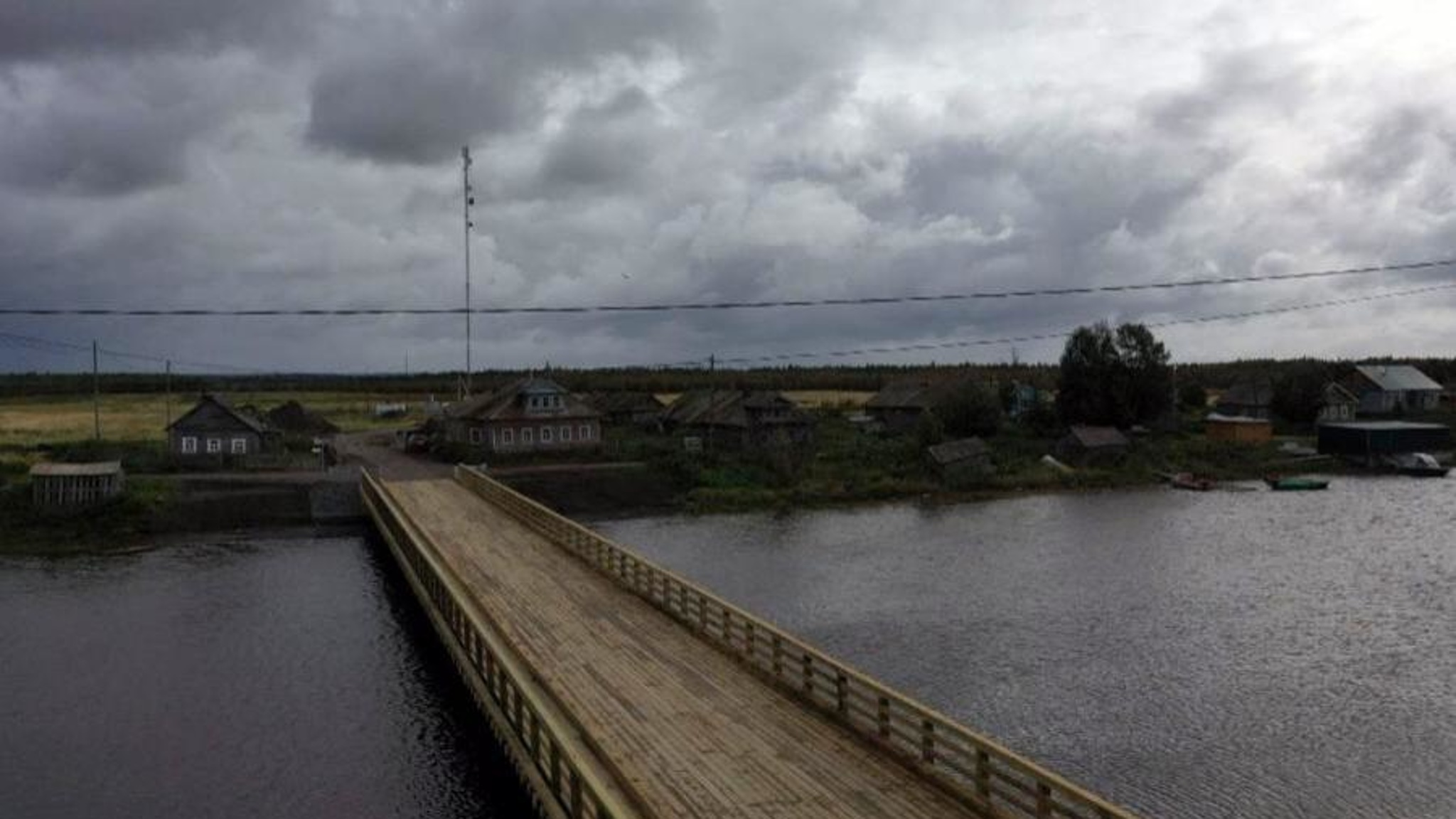 В Приморском районе сегодня торжественно открыли новый мост