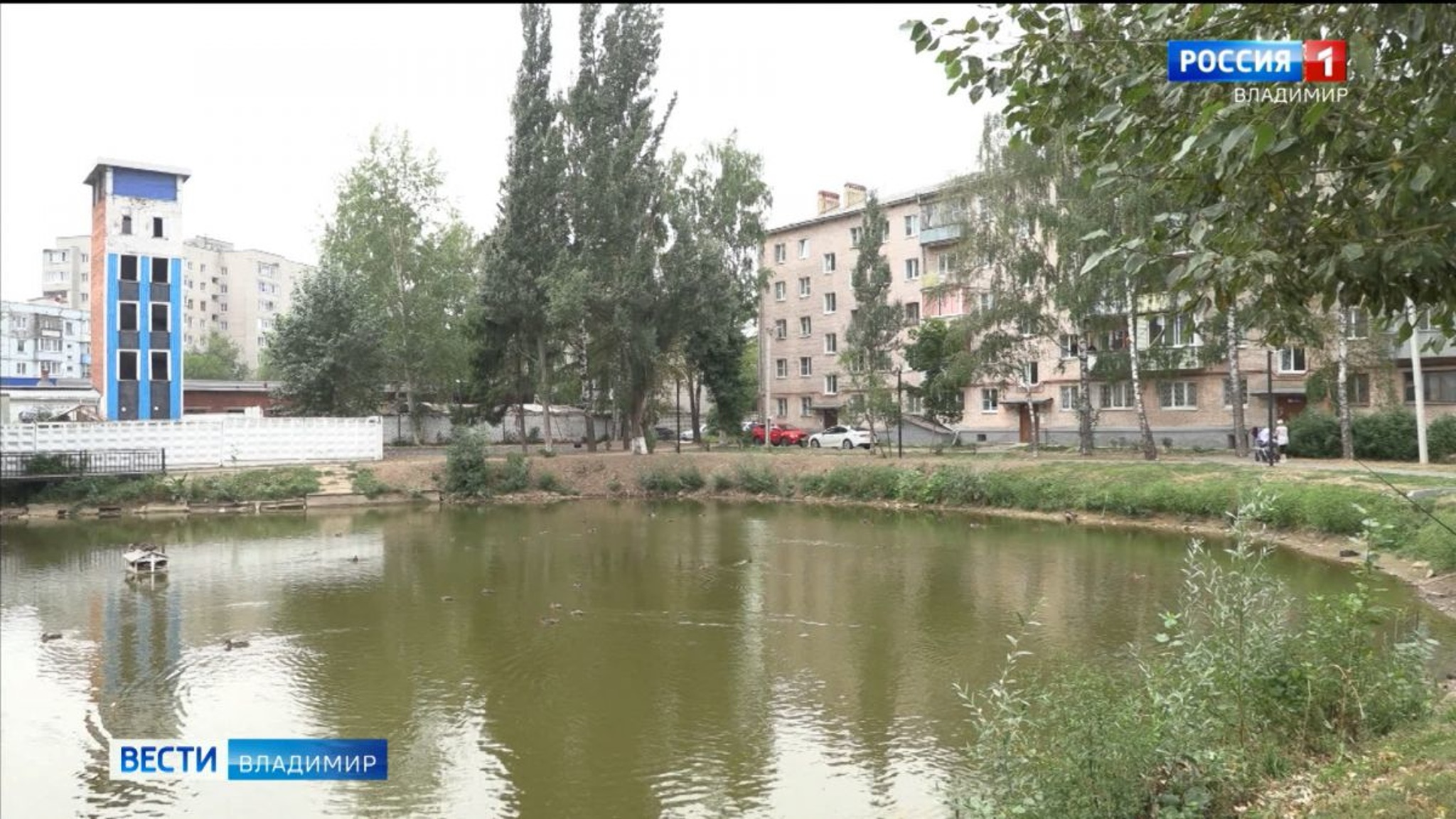 Во Владимире у Платоновского пруда оборудуют спортивную площадку