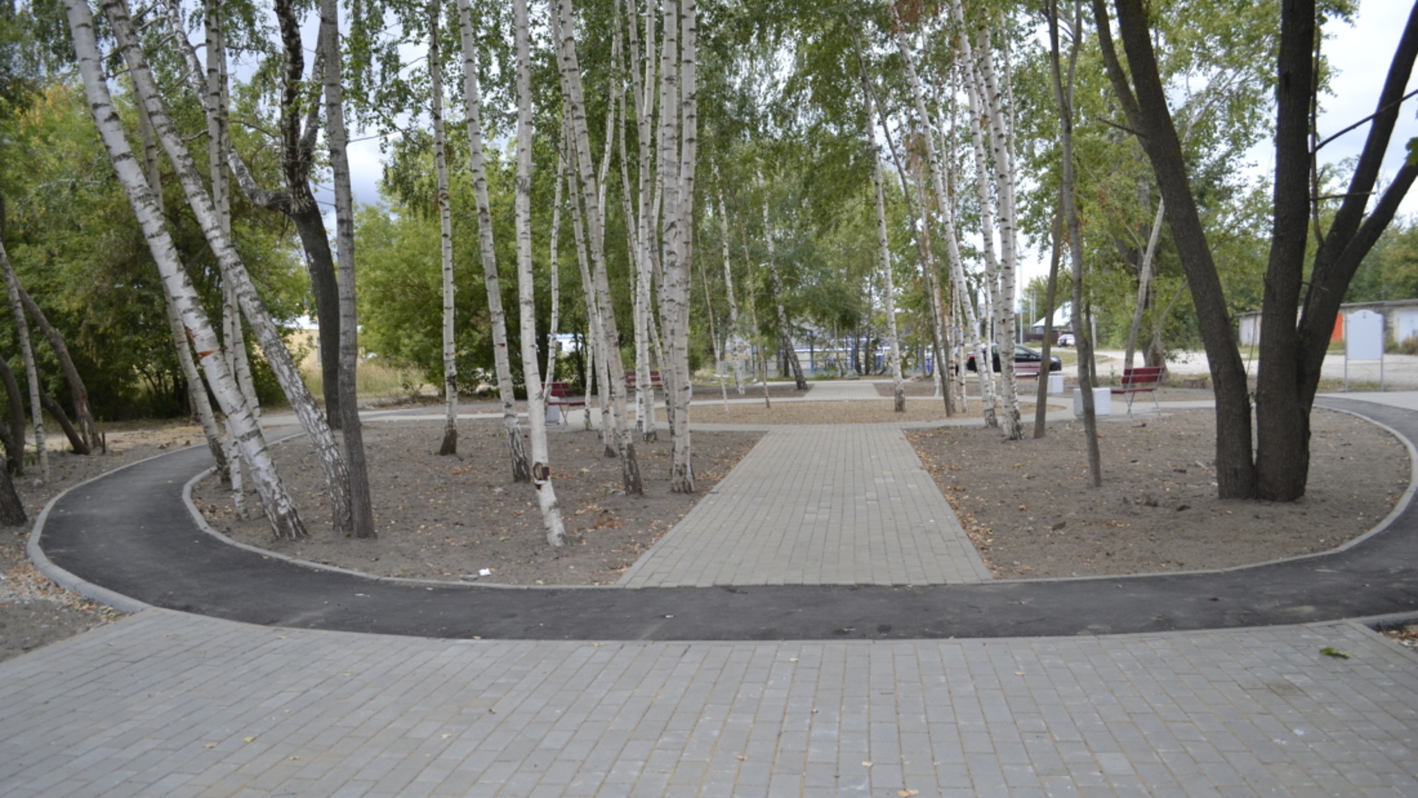 В Силикатном переулке в Иванове обустроили карманный парк