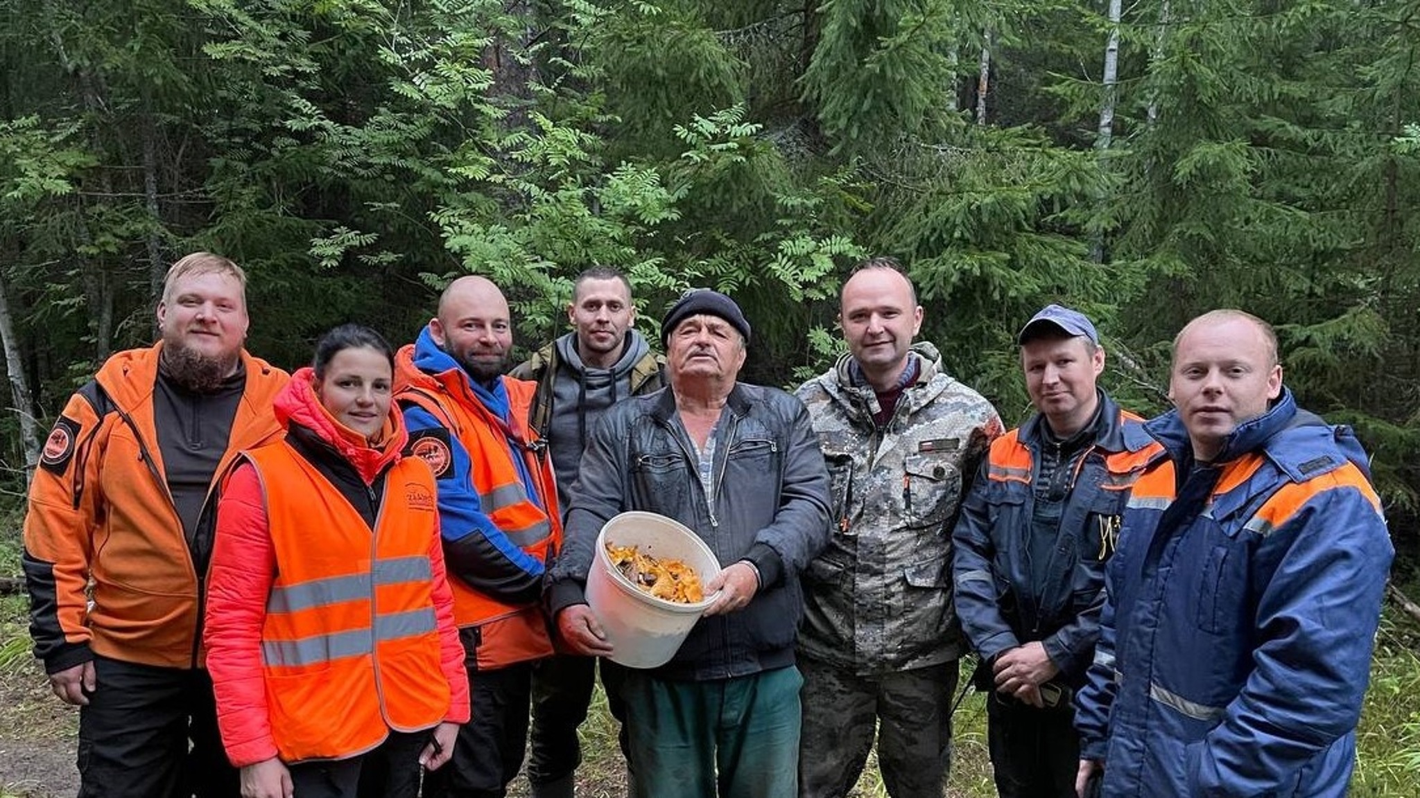 В Кондопожском районе спасли заблудившегося грибника